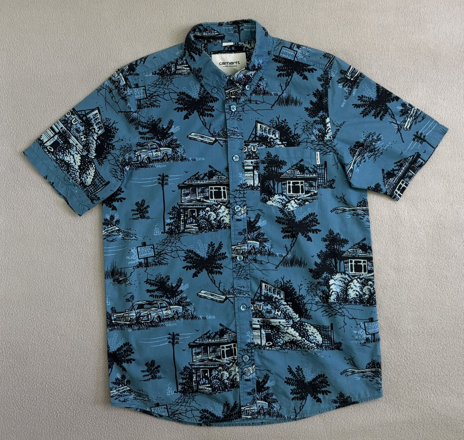 Carhartt Wip Carhartt WIP Hawaiian Shirt small Size US S / EU 44-46 / 1 - 5 Thumbnail