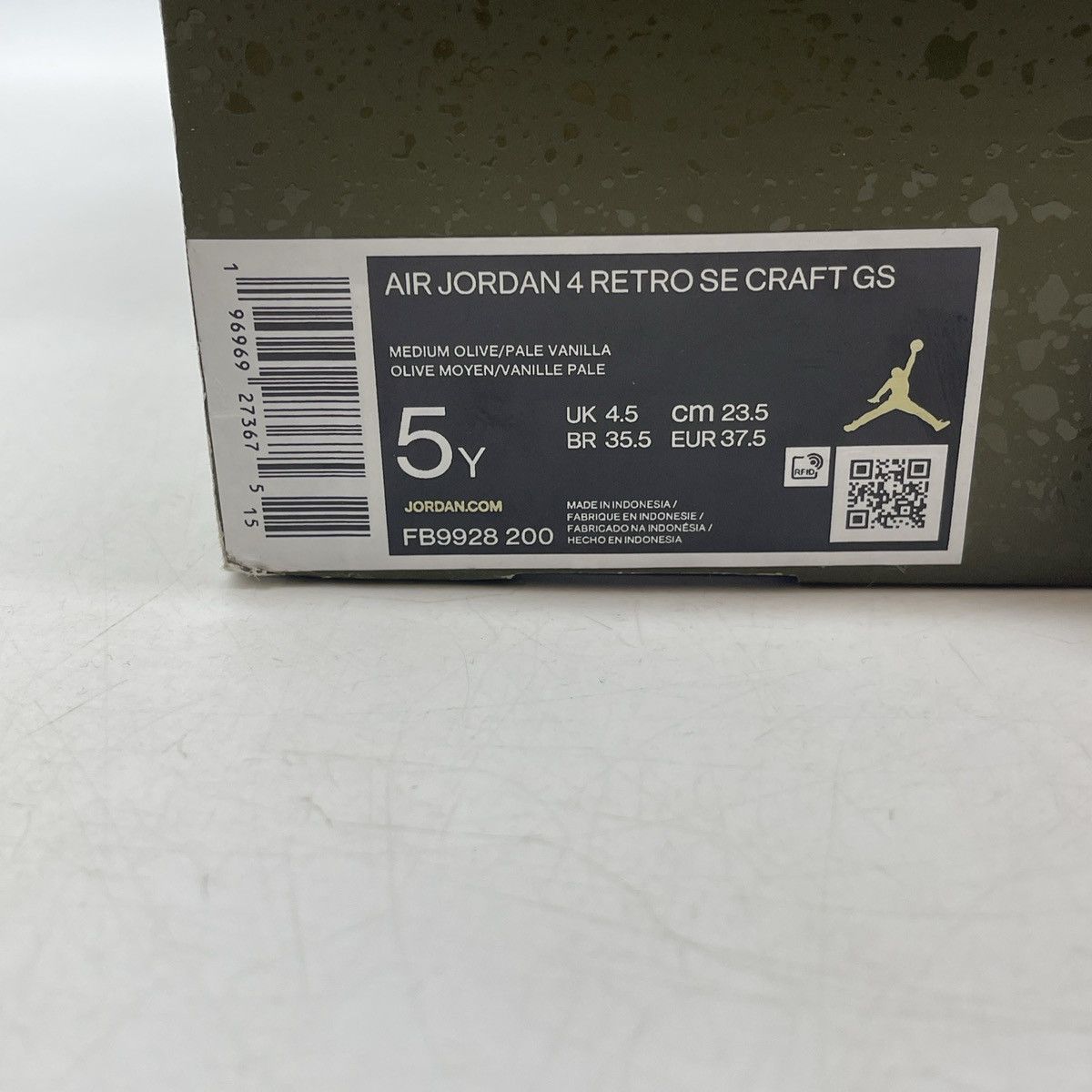 Jordan Brand Air Jordan 4 olive Size US 5 / EU 37 - 9 Thumbnail