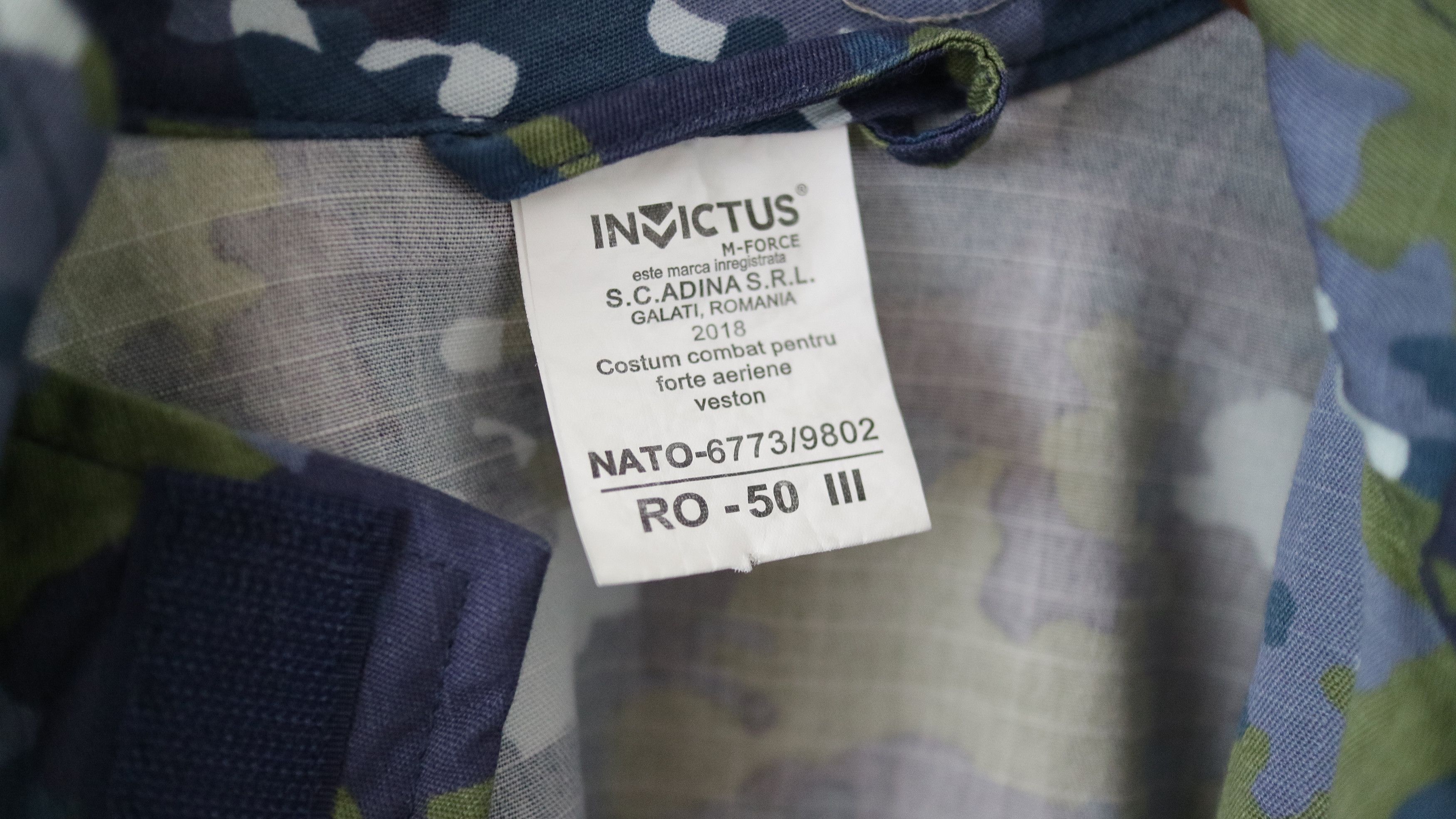 Other Invictus Romanian 2018 Airforce Combat Top Size US M / EU 48-50 / 2 - 3 Thumbnail