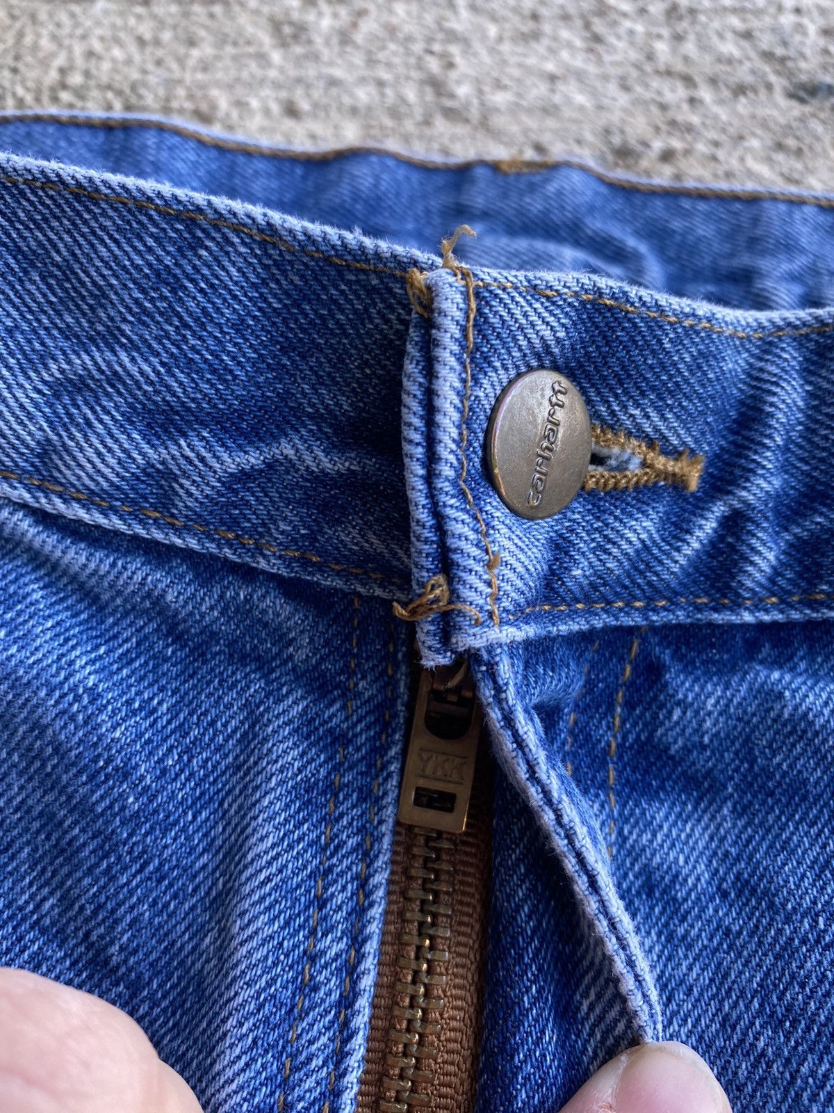 Carhartt × Vintage Vintage Y2K Carhartt Denim Workwear Jeans Size US 38 / EU 54 - 6 Thumbnail