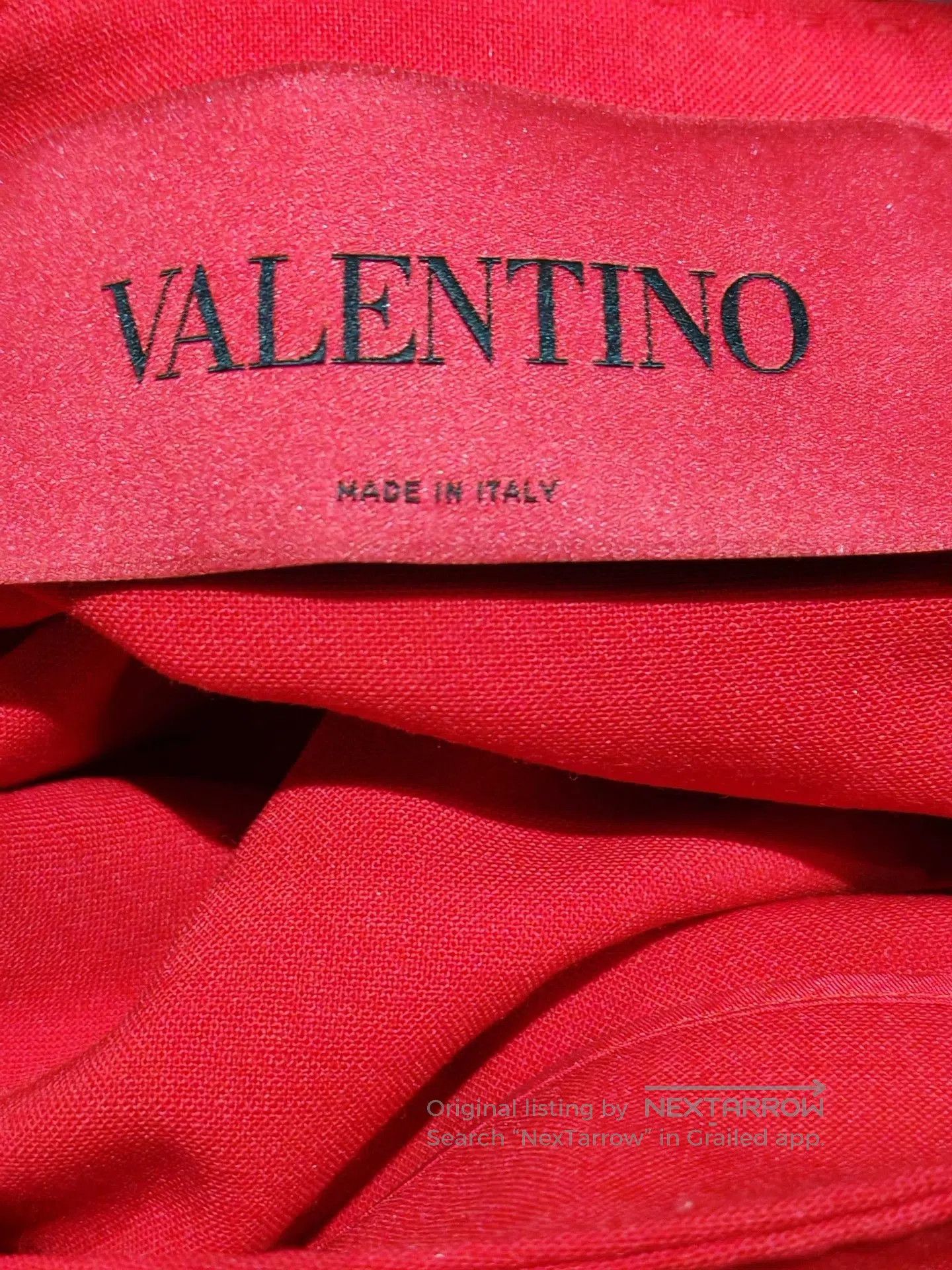 Valentino Valentino Red Shoulder 3D Bow A-Line Dress. Size S / US 4 / IT 40 - 4 Thumbnail