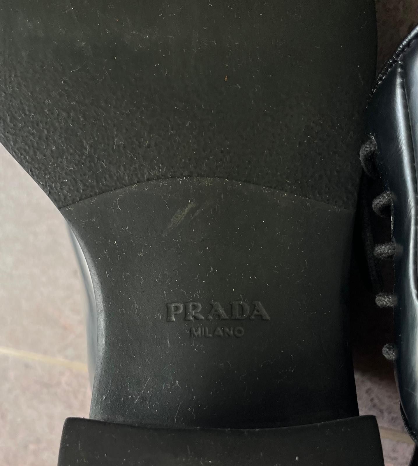 Prada Prada Derby Platform Leather Shoes Size IT 41 Size US 11 / IT 41 - 12 Thumbnail