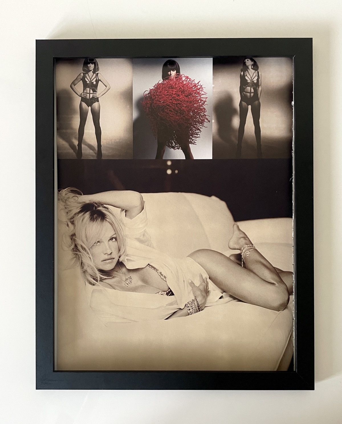 Chrome Hearts × Vintage Chrome Hearts Hot girls vintage photo Poster framed 9x11 Size ONE SIZE - 1 Thumbnail