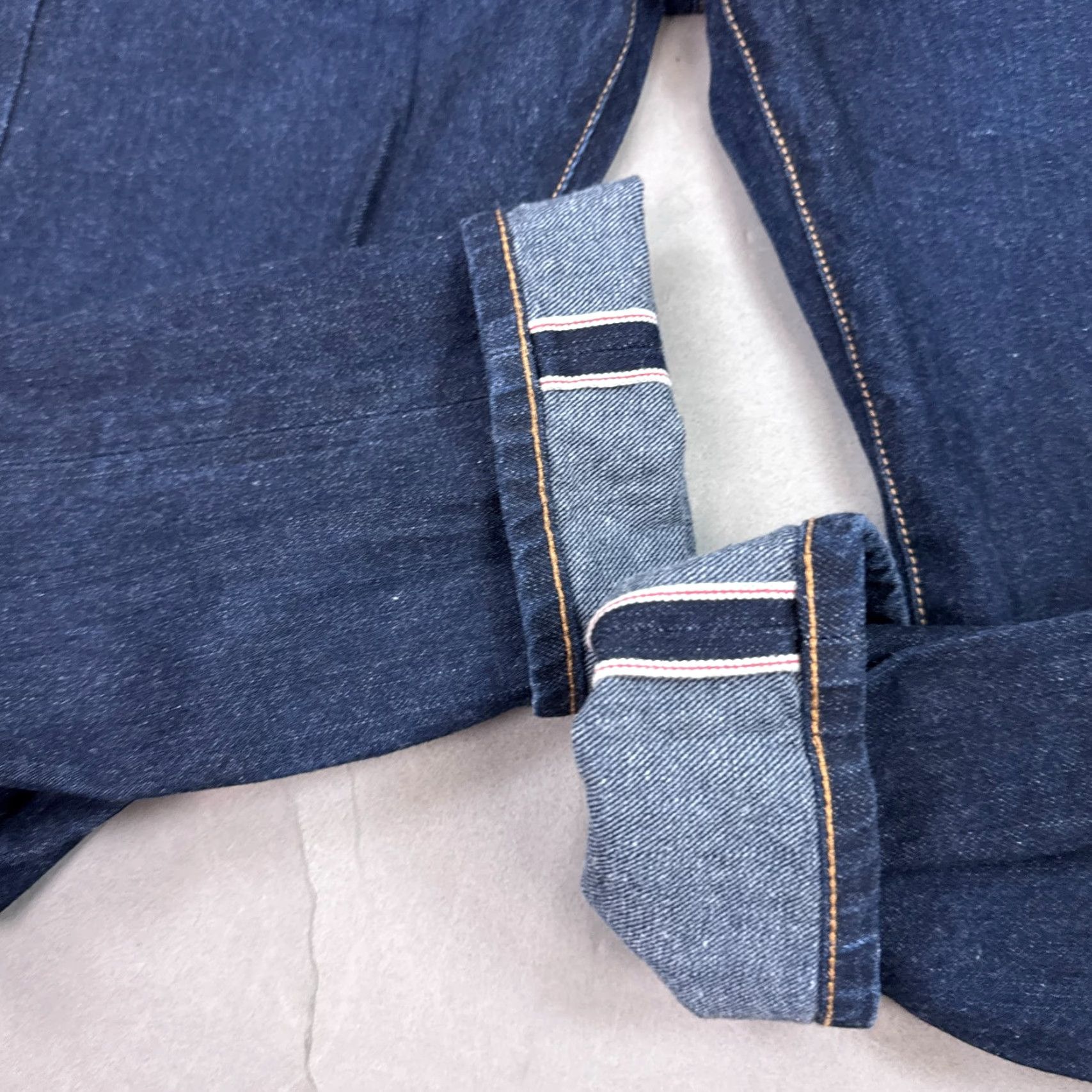 Taylor Stitch Taylor Stitch Jeans Mens 29x34 Blue Selvedge Denim Pants Button Fly Slim Dark Size US 29 - 2 Thumbnail
