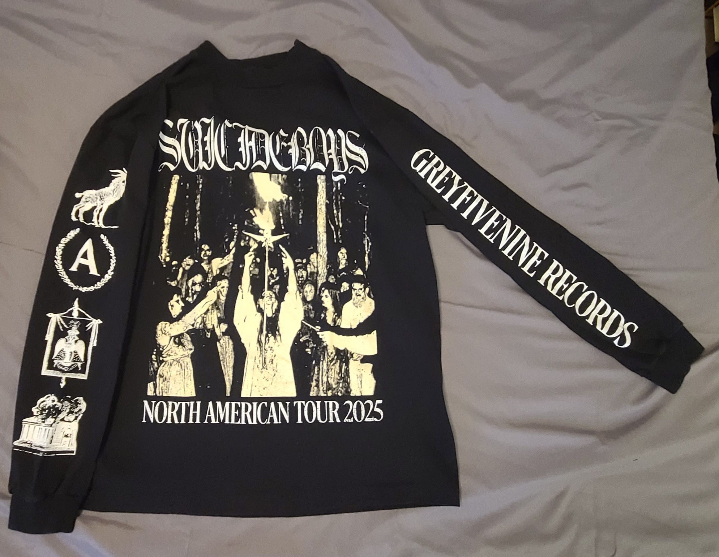 G59 Records 2025 Grey Day Tour - Long Sleeve - Never Worn Size US L / EU 52-54 / 3 - 3 Thumbnail