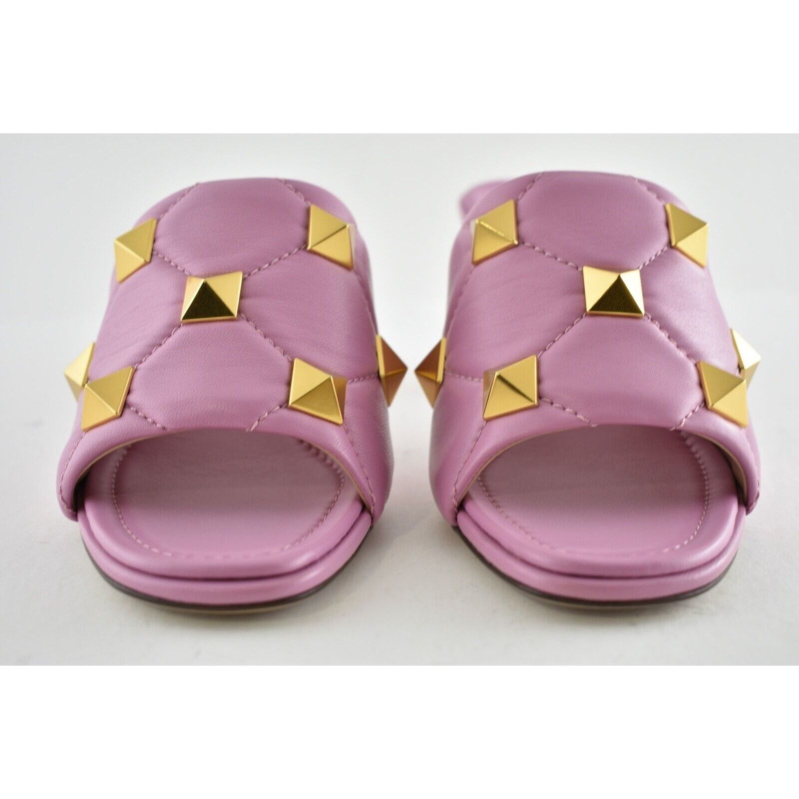 Valentino Rockstud Roman Stud Backless Mule Slide Heel Sandal 38 Size US 8 / IT 38 - 6 Thumbnail