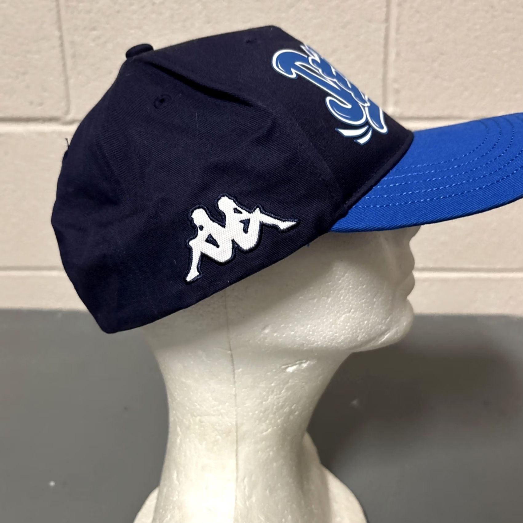 Kappa Kappa Depor Graffiti Style Blue Snapback Hat Adjustable Adult Men One Size Mens Hats Size ONE SIZE - 4 Thumbnail