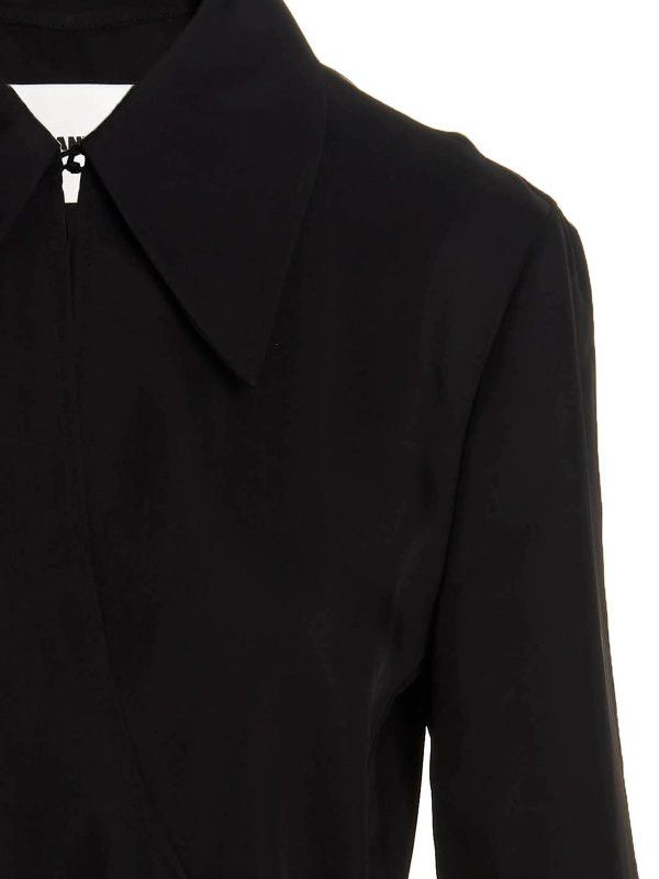Jil Sander o1y0925 Midi Dress in Black Size M / US 6-8 / IT 42-44 - 3 Thumbnail