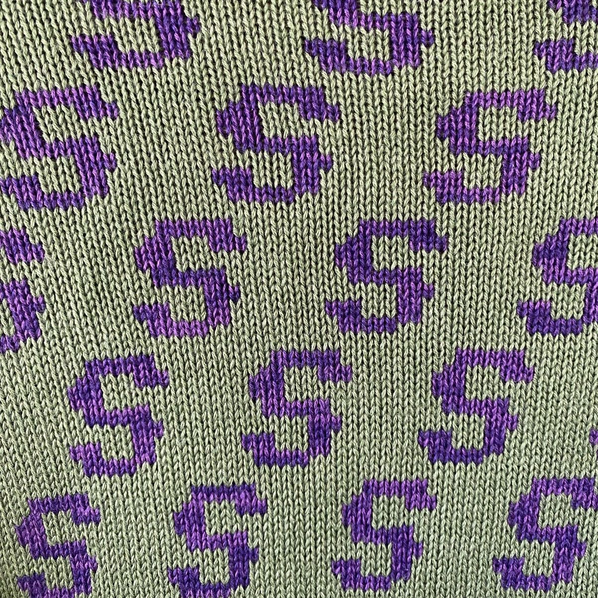 Supreme Supreme S Repeat Sweater Olive Purple 2021 Size US XL / EU 56 / 4 - 6 Thumbnail