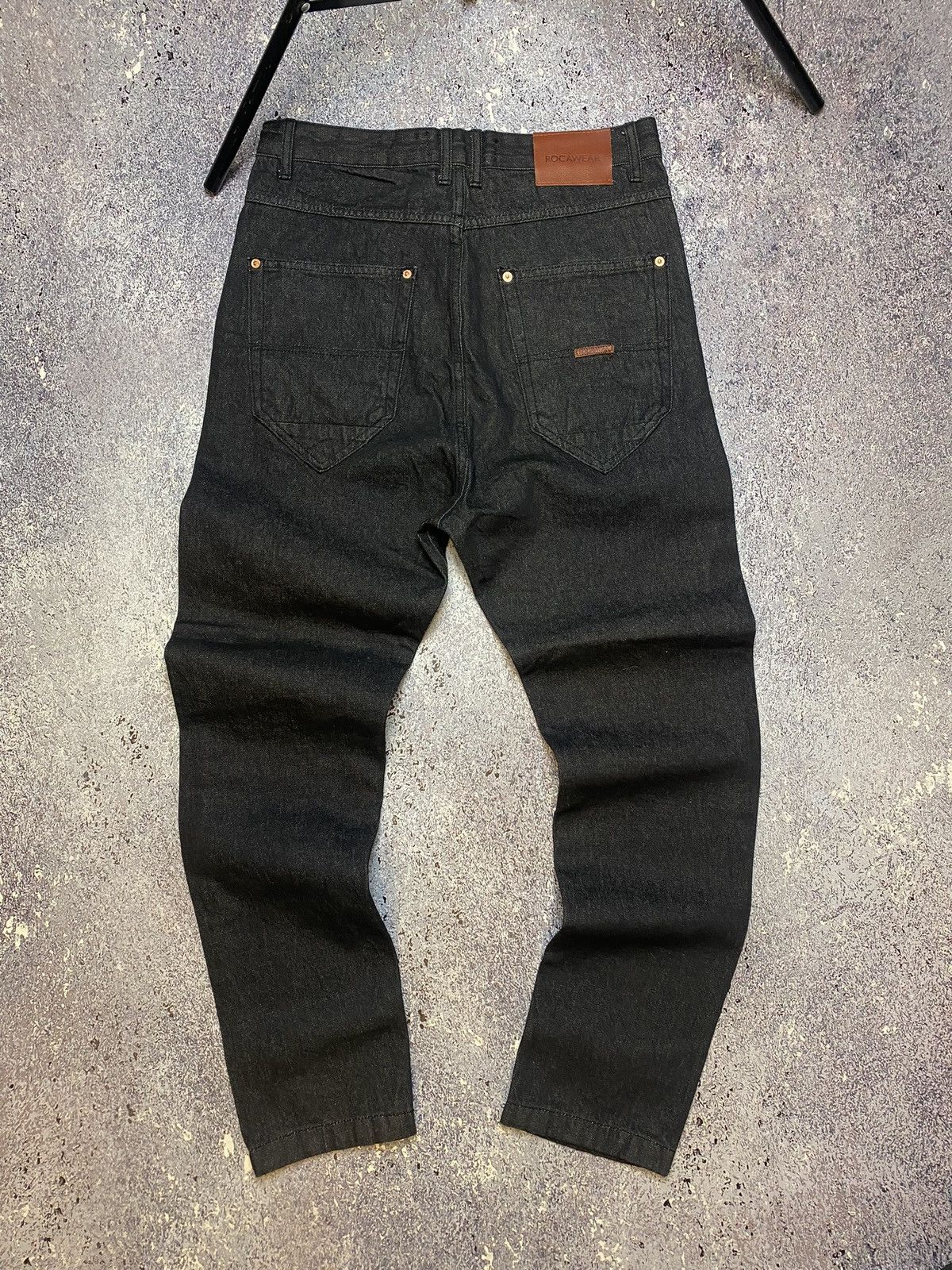 Rocawear × Vintage 💥CRAZY Y2K ROCAWEAR HIP-HOP JEANS Size US 30 / EU 46 - 2 Thumbnail