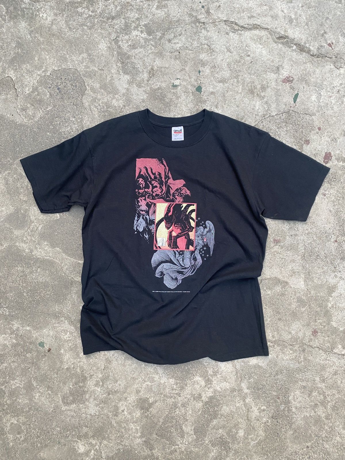 image of Alien Movie Tee in Black, Men's (Size Large)
