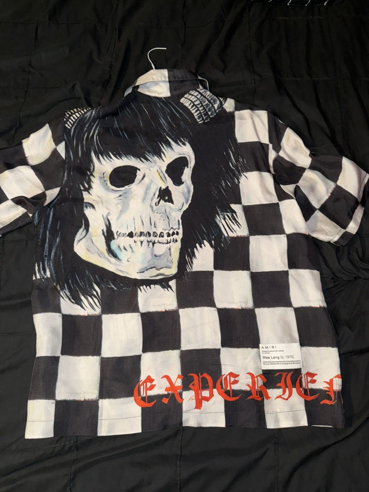 Amiri × Wes Lang Amiri x Wes Lang Silk Press Skull Shirt Size US L / EU 52-54 / 3 - 2 Thumbnail
