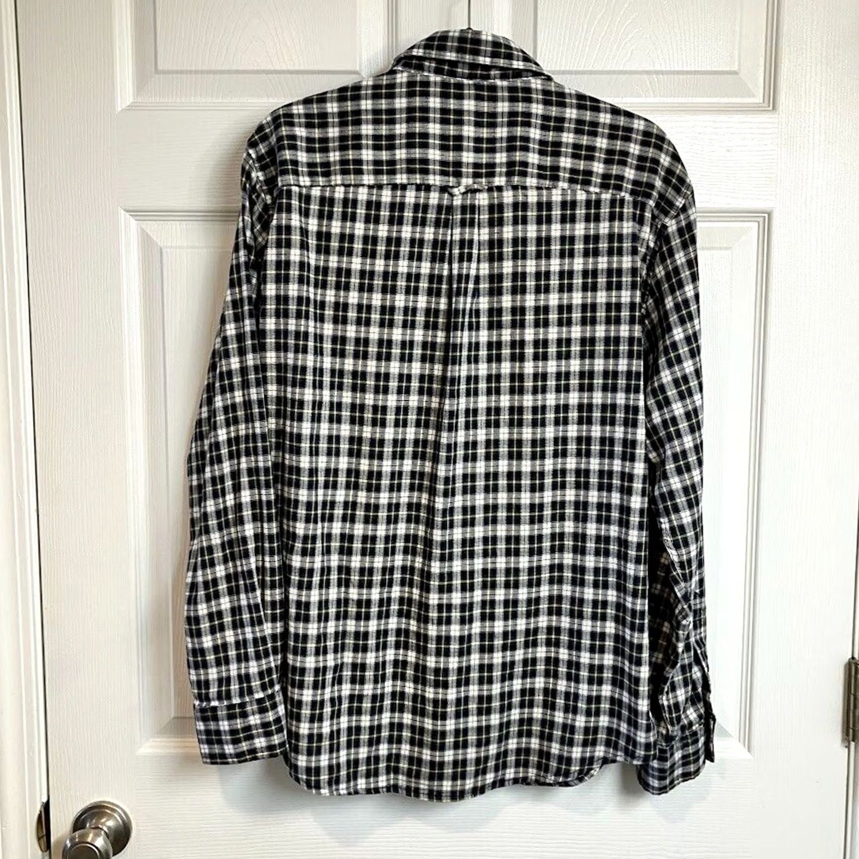 Lands' End Lands' End Shirt Mens XL Green Classic Plaid Super Soft Long Sleeve Button Down Size US XL / EU 56 / 4 - 2 Thumbnail