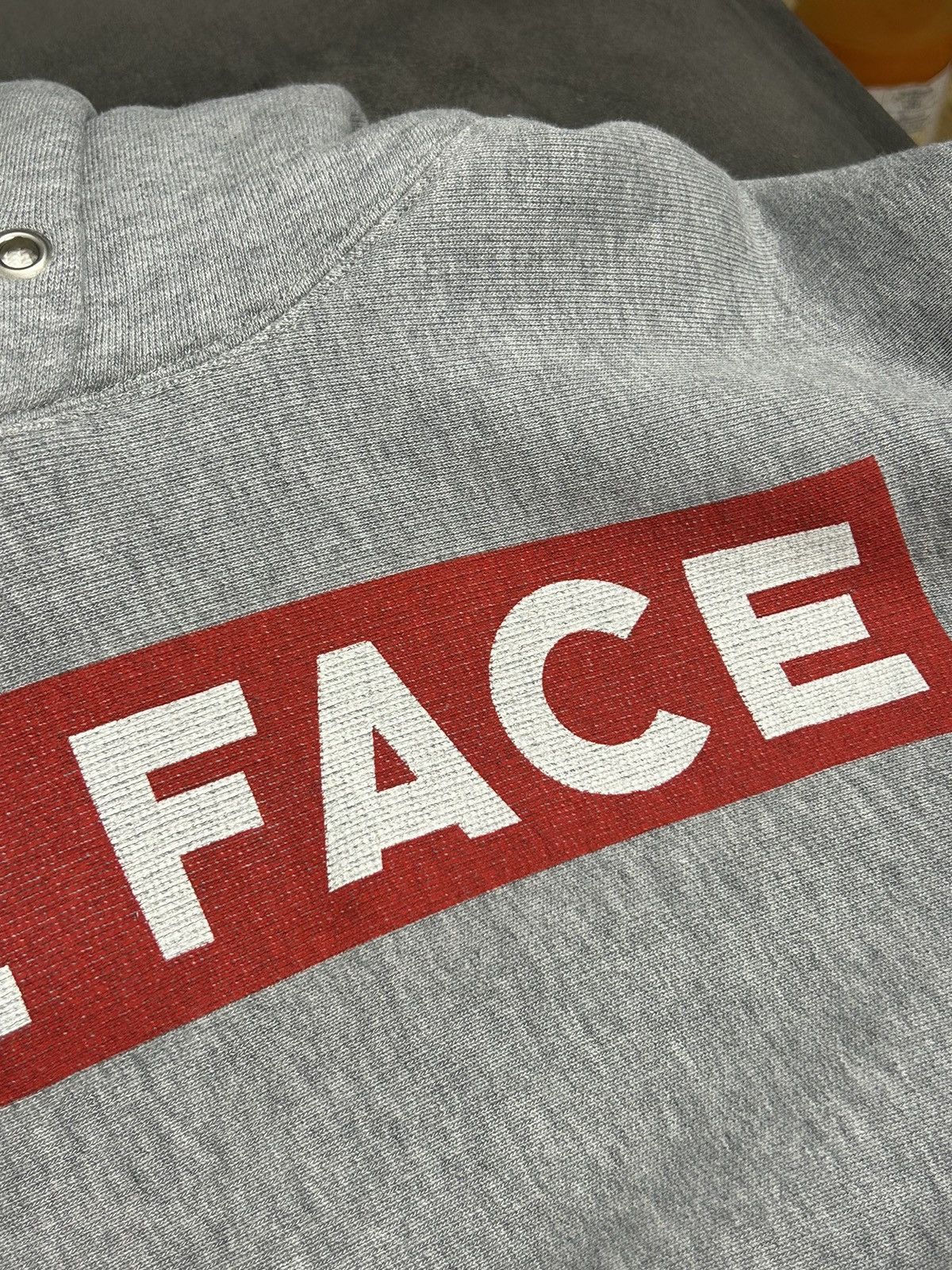 Gucci Gucci “The Face” Grey Hoodie – Box Logo Style – Size M Size US M / EU 48-50 / 2 - 12 Thumbnail