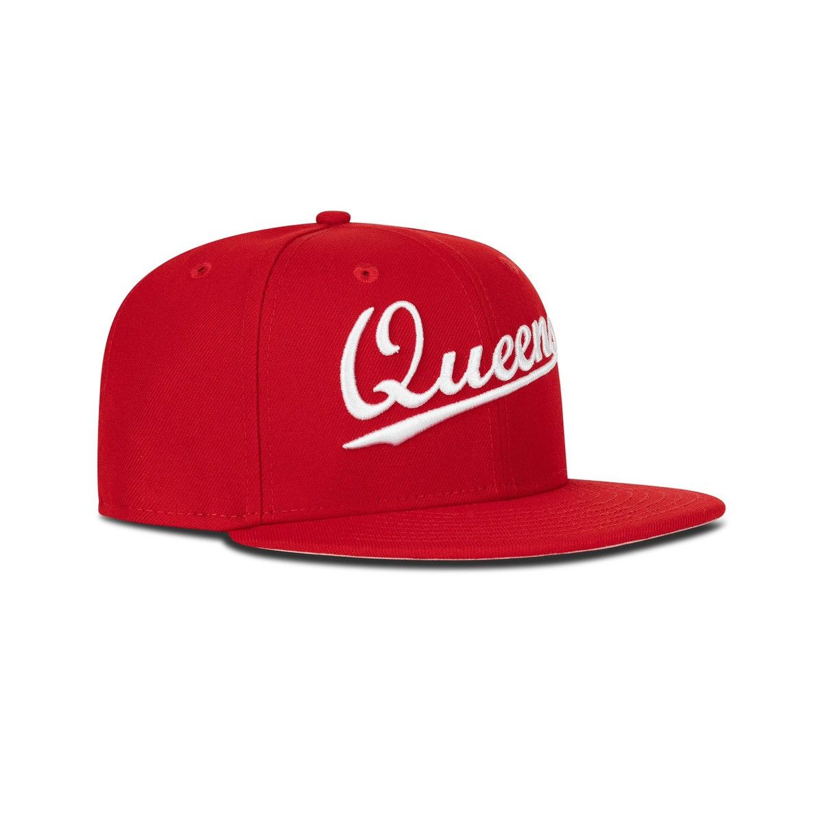 New Era New Era 59FIFTY Queens NYC Fitted Cap Red White Script Size ONE SIZE - 1 Thumbnail
