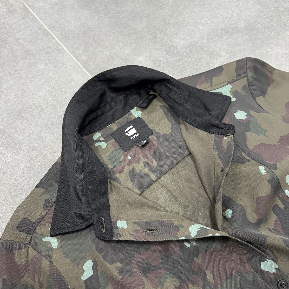 G-Star G-Star RAW Vodan CRP Women Camo Long Sleeve Button Shirt Size S / US 4 / IT 40 - 9 Thumbnail