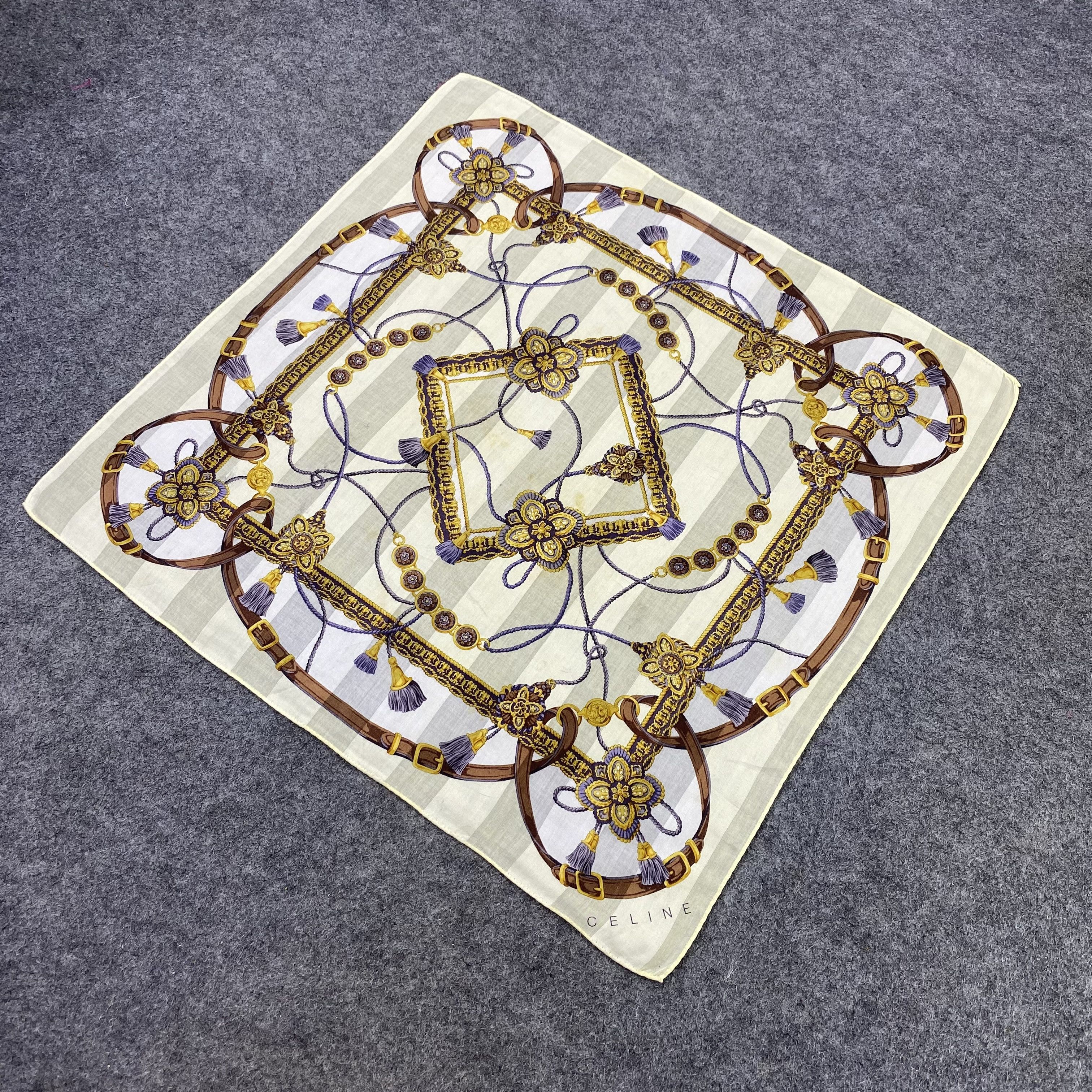 Celine Celine Handkerchief / Bandana / Neckerchief-B2084 Size ONE SIZE - 4 Thumbnail