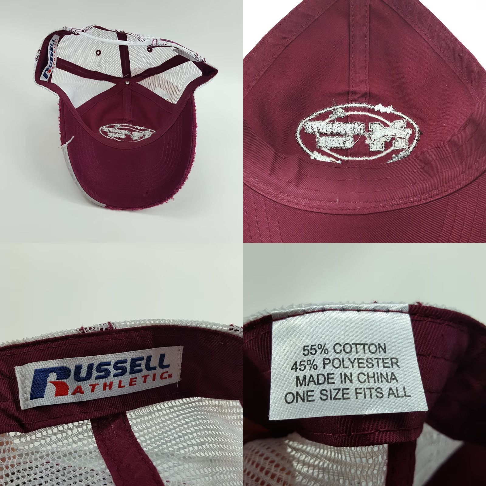Russell Athletic Mississippi State Bulldogs Hat NCAA Baseball Cap Adjustable Red Vintage Russell Athletic Size ONE SIZE - 8 Thumbnail