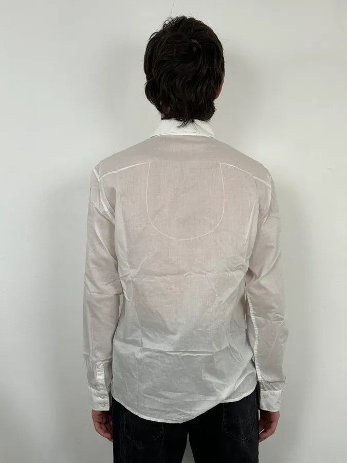Marithe + Francois Girbaud 2000s Marithé + François Girbaud White Stars Shirt Size US M / EU 48-50 / 2 - 3 Thumbnail