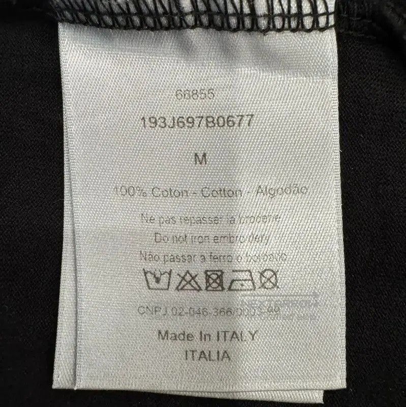 Dior Dior Black Cotton Men's T-Shirt . Size US M / EU 48-50 / 2 - 5 Thumbnail
