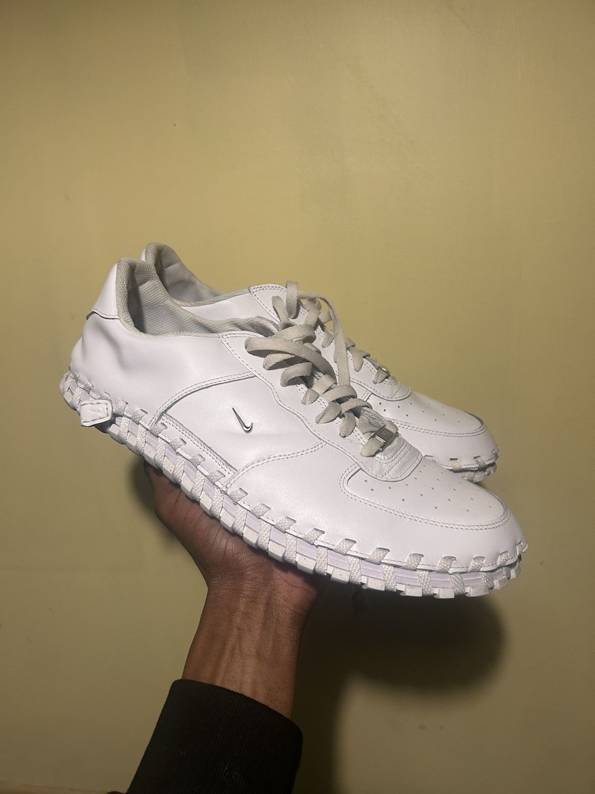 Jacquemus × Nike Nike x Jacquemus J Force 1 Low LX "Jacquemus White" Sneakers Size US 13 / EU 46 - 1 Thumbnail