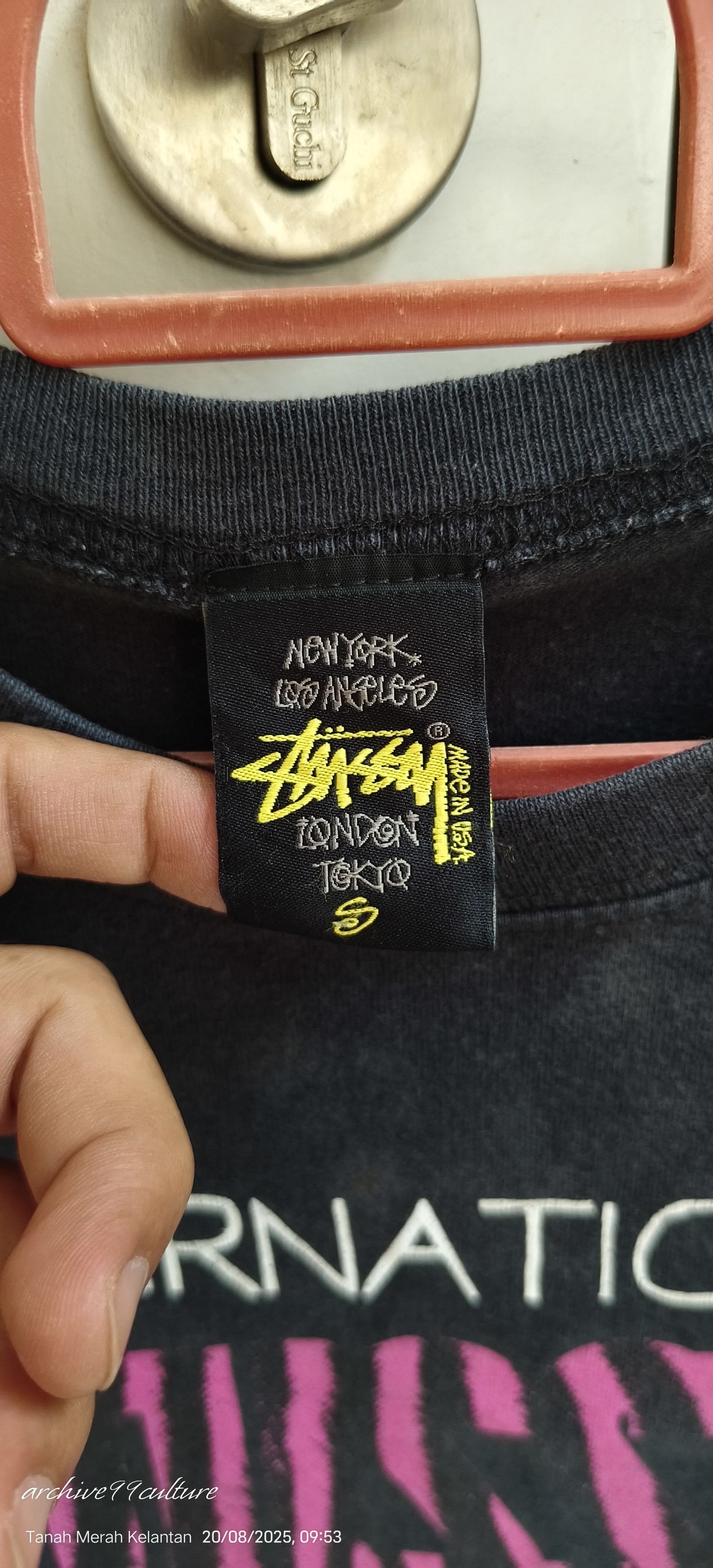 Stussy Vintage women's Stussy Tribe N.Y.T.L.A LS shirt Size S / US 4 / IT 40 - 4 Thumbnail
