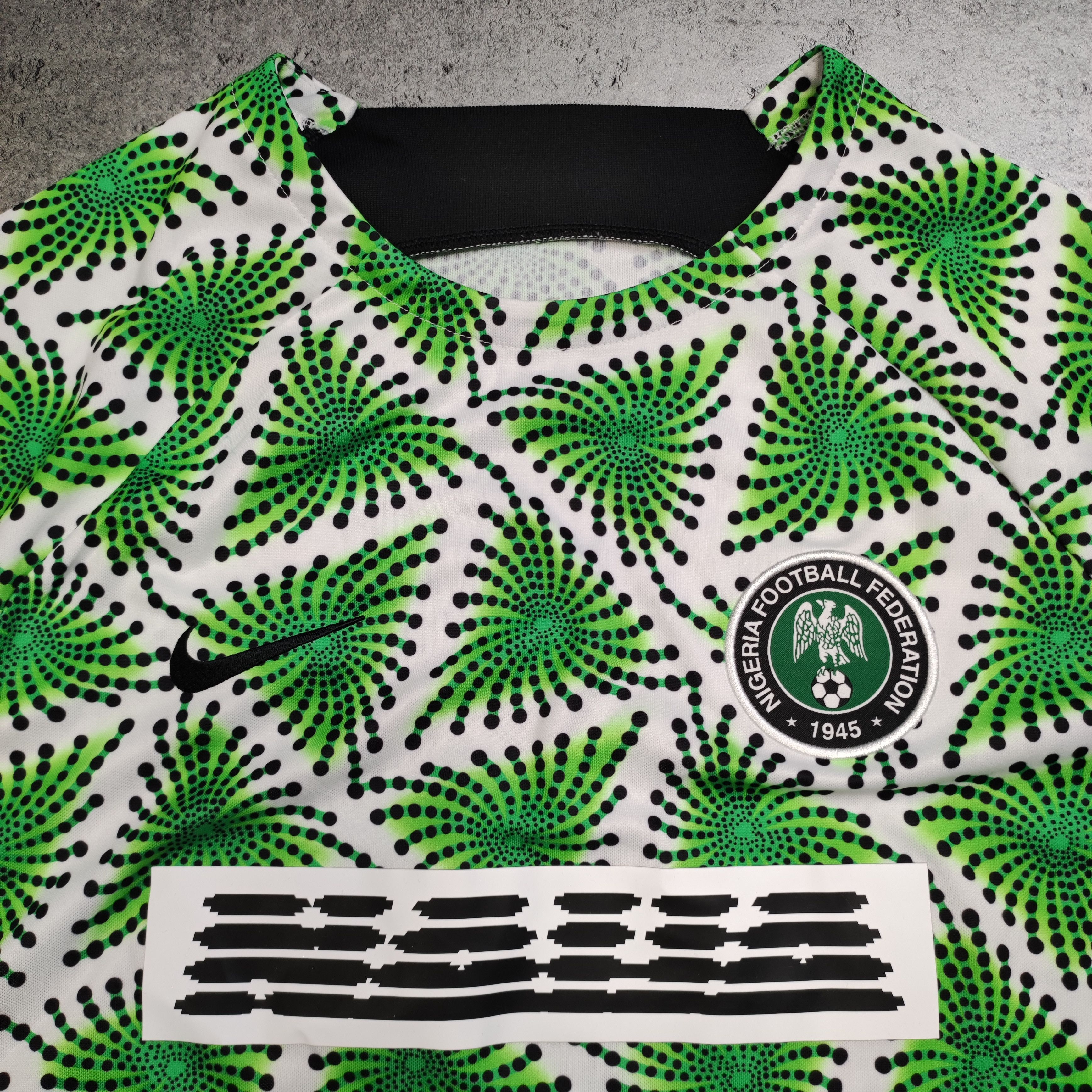 Other RARE Vintage Nike World Cap Football Nigeria Pre Match Kit Size US M / EU 48-50 / 2 - 5 Thumbnail