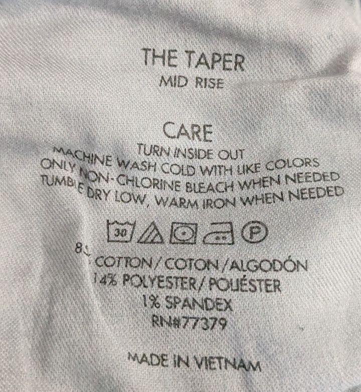 Ann Taylor Ann Taylor The Taper mid rise women's blue jean size 0P Size 26" / US 2 / IT 38 - 6 Thumbnail