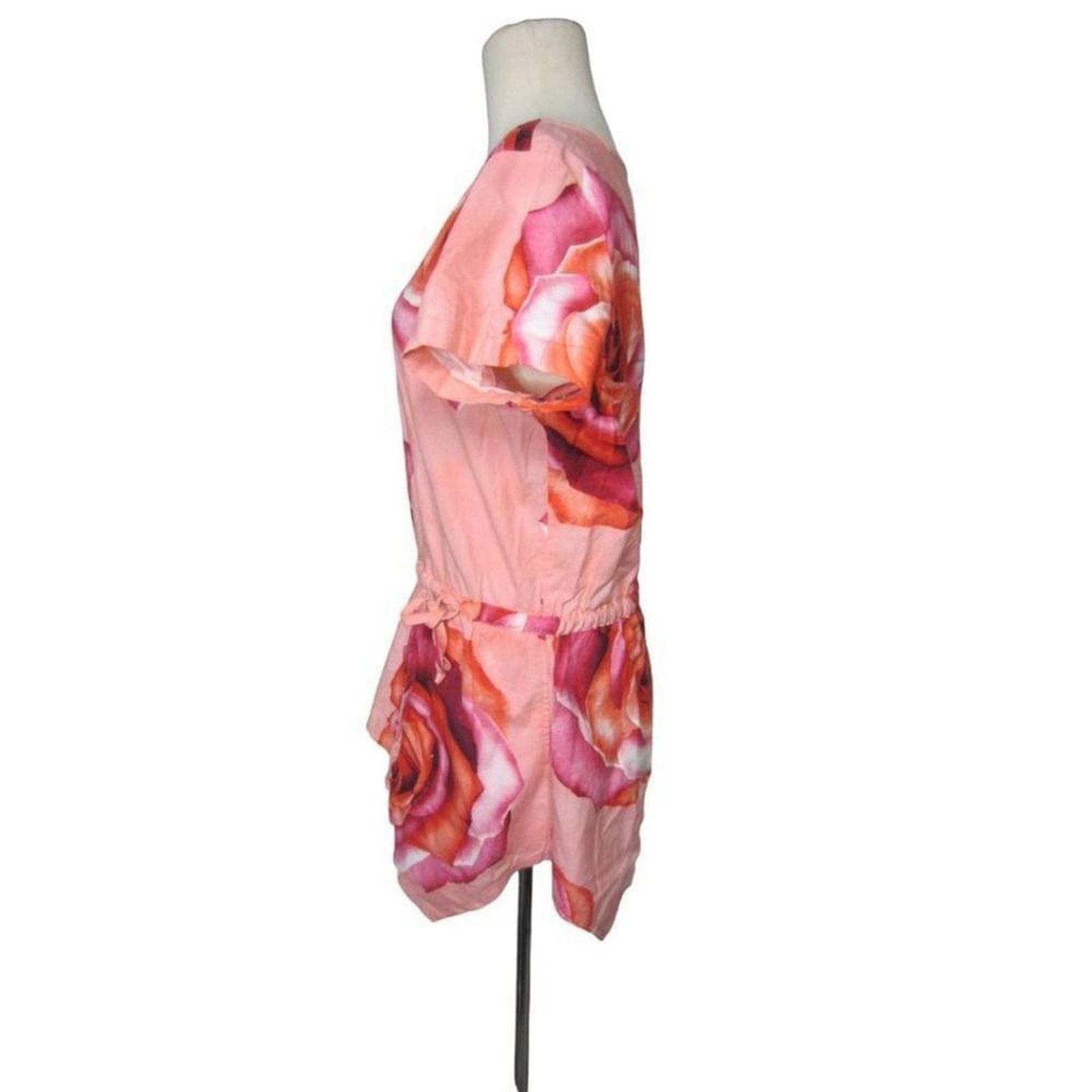Other Koi by Kathy Peterson Pink Floral Cotton Top Cottagecore Size M / US 6-8 / IT 42-44 - 5 Thumbnail