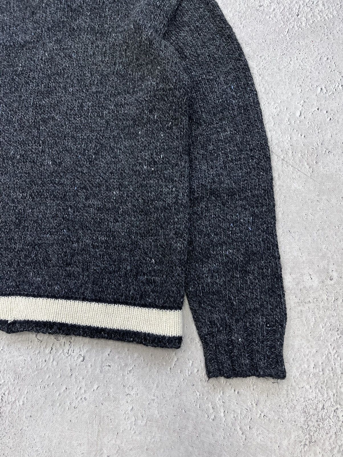 Dolce & Gabbana × Vintage Vintage Dolce Gabbana Big Logo Knit Sweater Striped 90s Size US XL / EU 56 / 4 - 11 Thumbnail