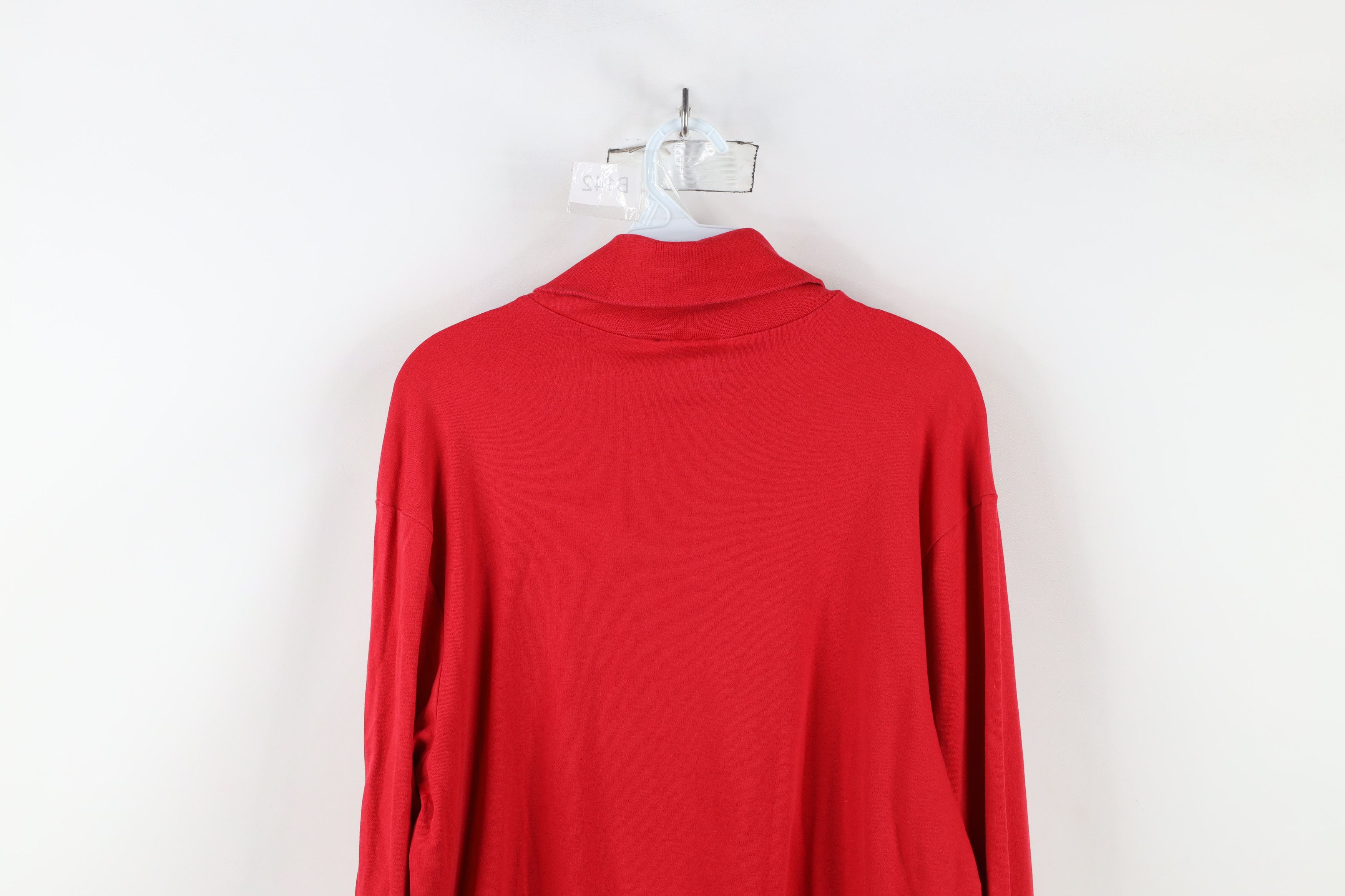 Eddie Bauer × Vintage Vintage 90s Eddie Bauer Long Blank Turtleneck T-Shirt USA Size US L / EU 52-54 / 3 - 12 Thumbnail