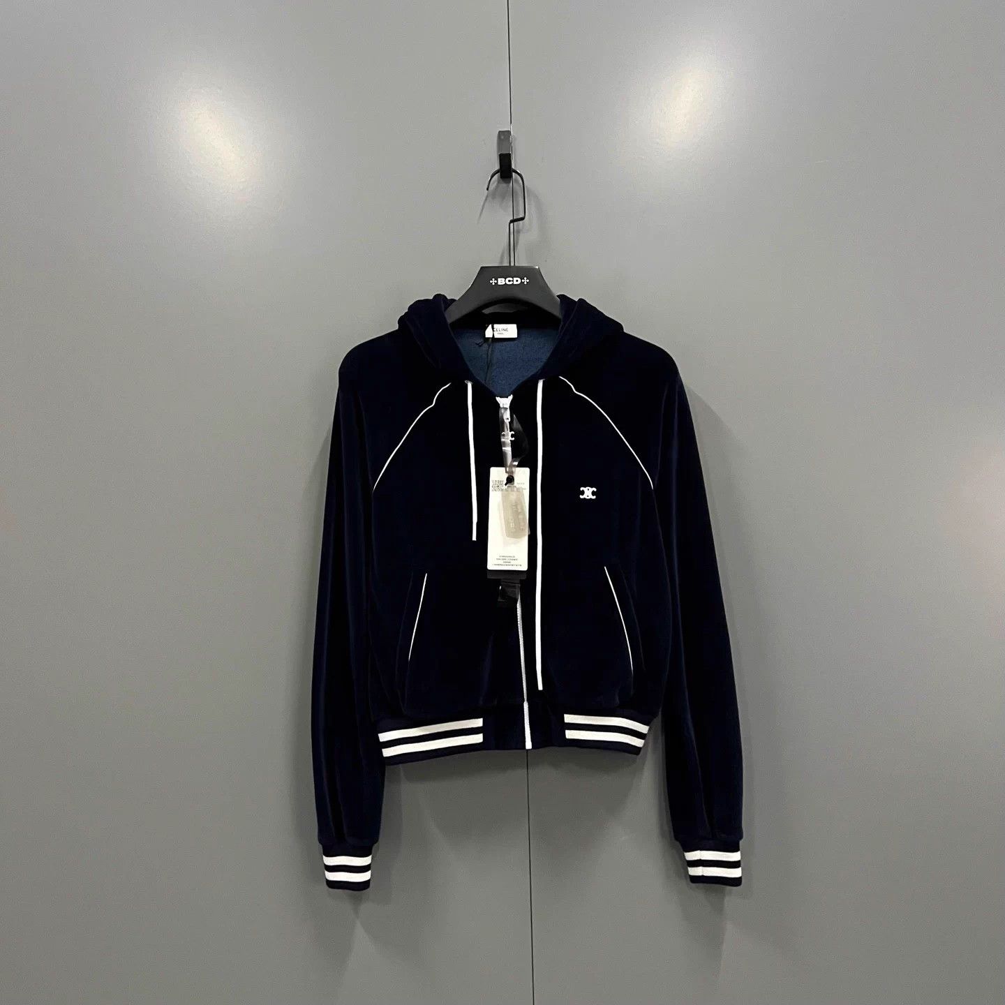 Celine Celine Triomphe Velvet XS Jacket New Size XS / US 0-2 / IT 36-38 - 1 Thumbnail