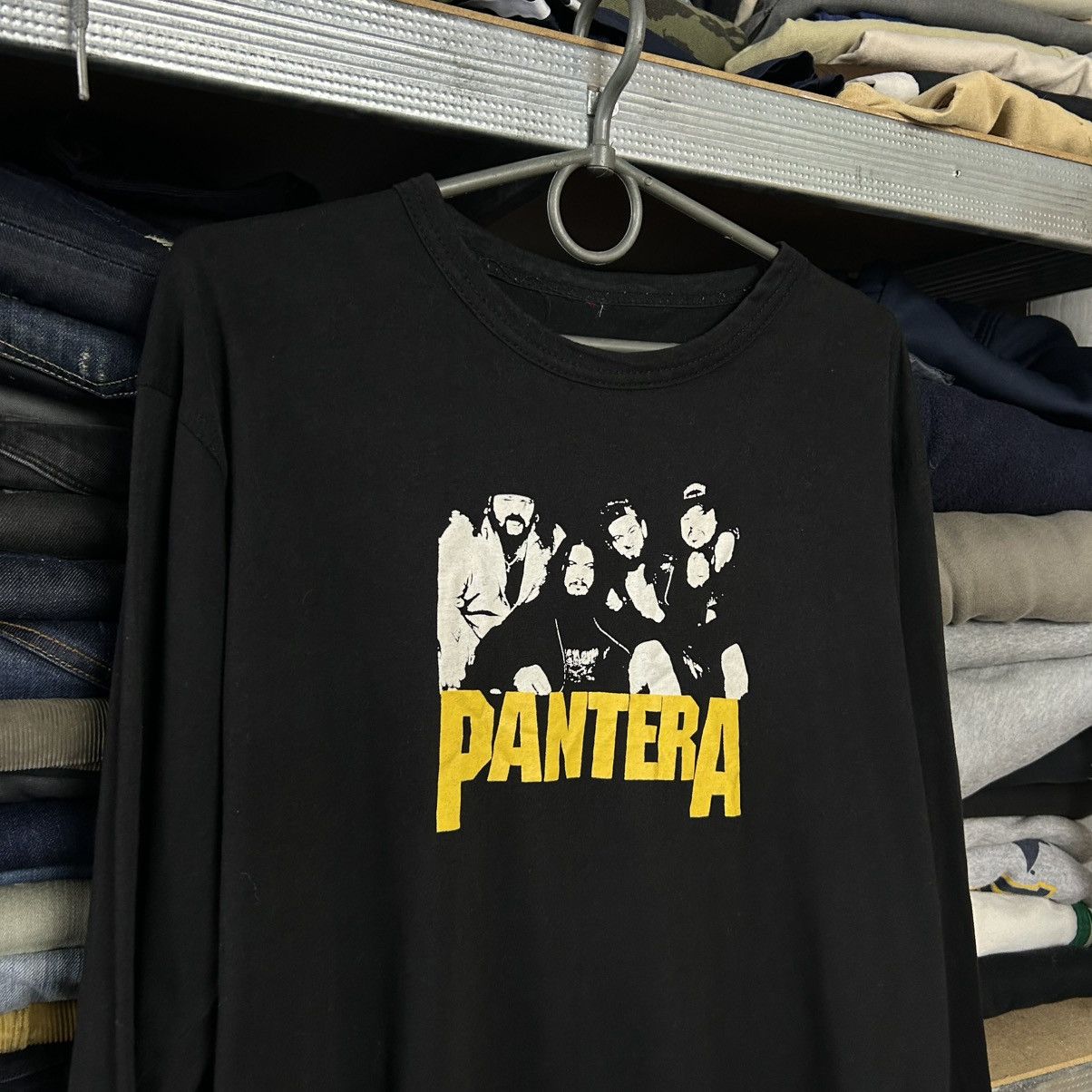 Band Tees Vintage Pantera Big Logo Rock band 2000’s longsleeve size M Size US M / EU 48-50 / 2 - 2 Thumbnail