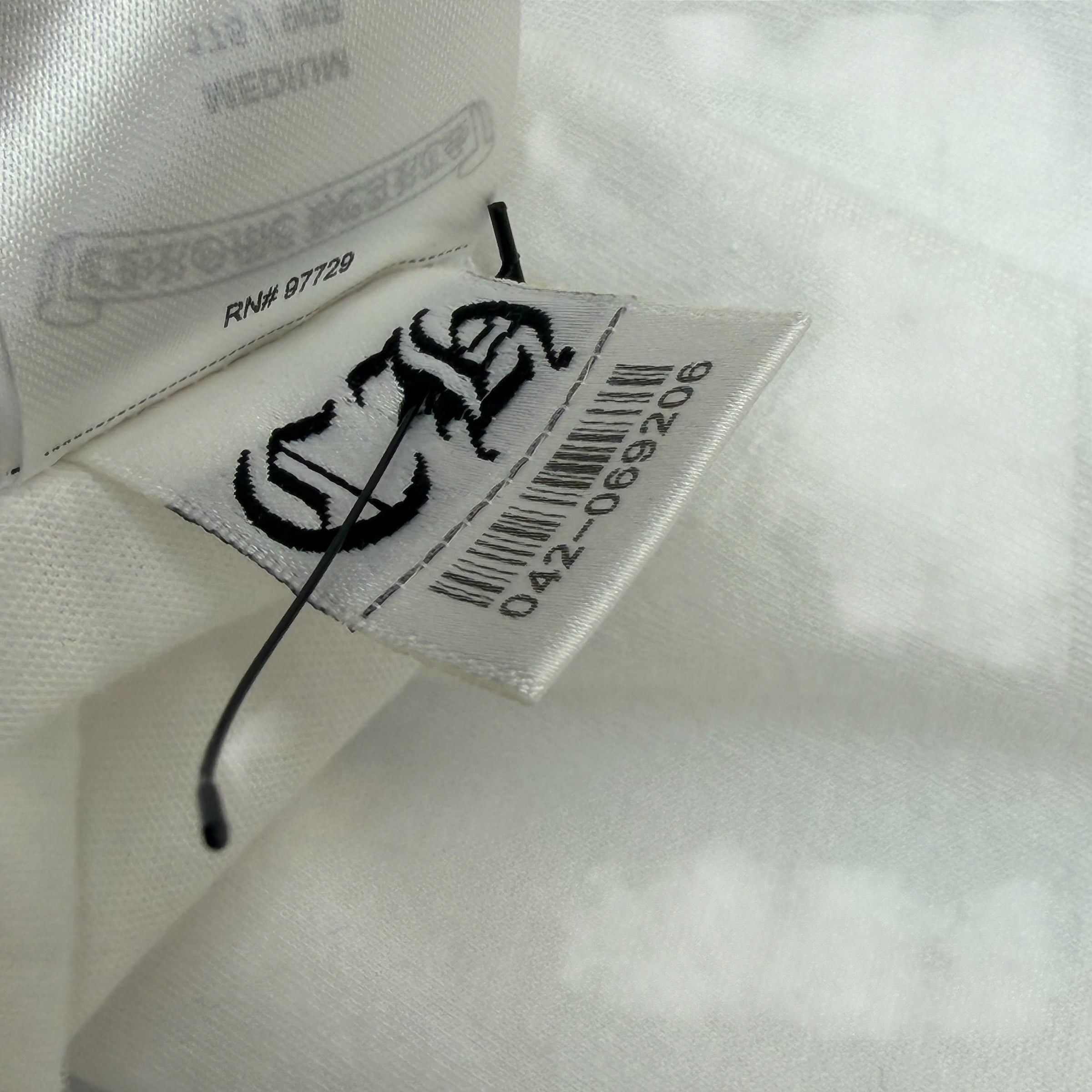 Chrome Hearts Chrome Hearts Blue Neck Logo Tee M Size US M / EU 48-50 / 2 - 6 Thumbnail