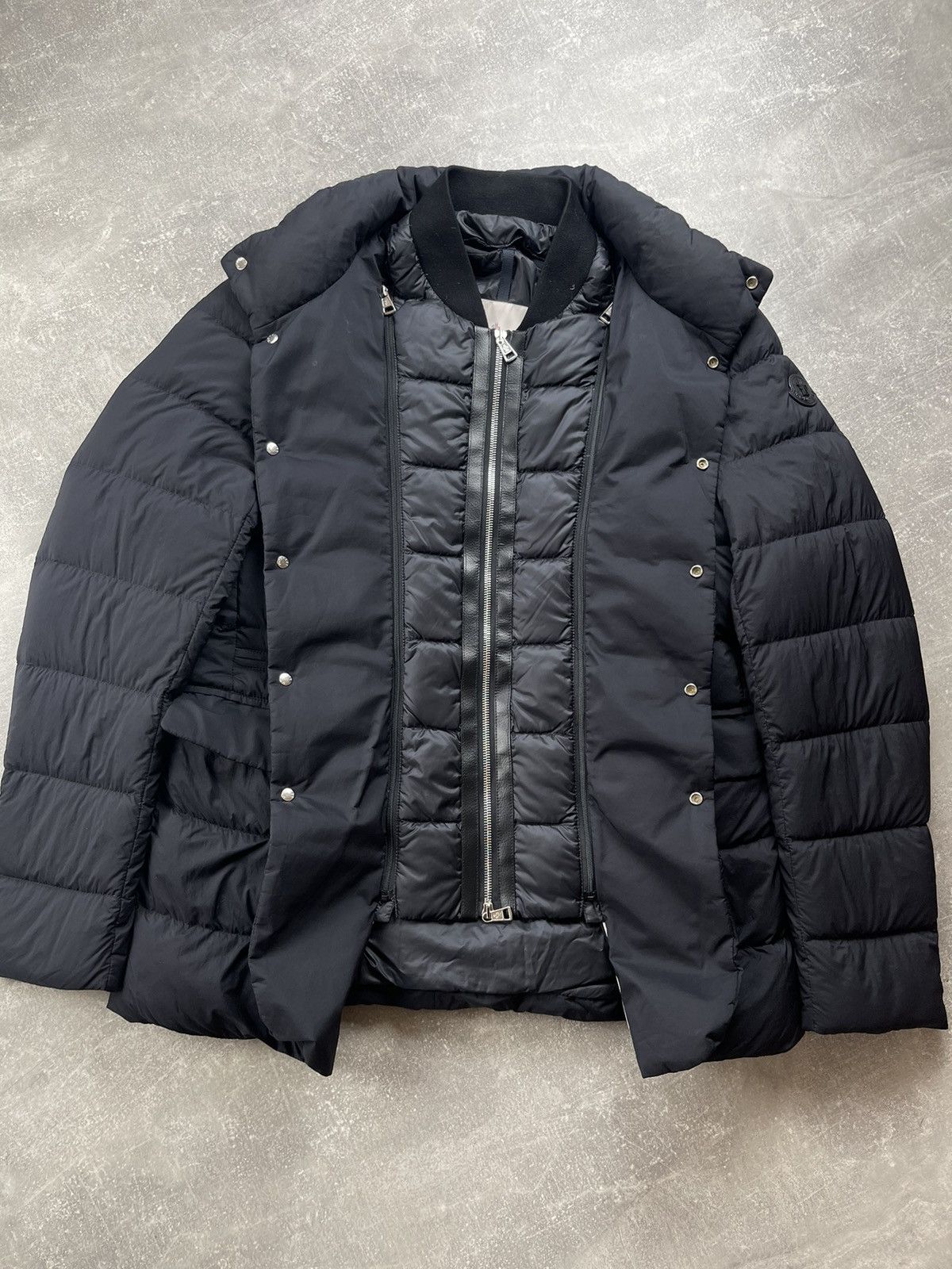 Moncler Moncler Melimoyu Women’s Quilted Premium Down Jacket Black Size M / US 6-8 / IT 42-44 - 3 Thumbnail