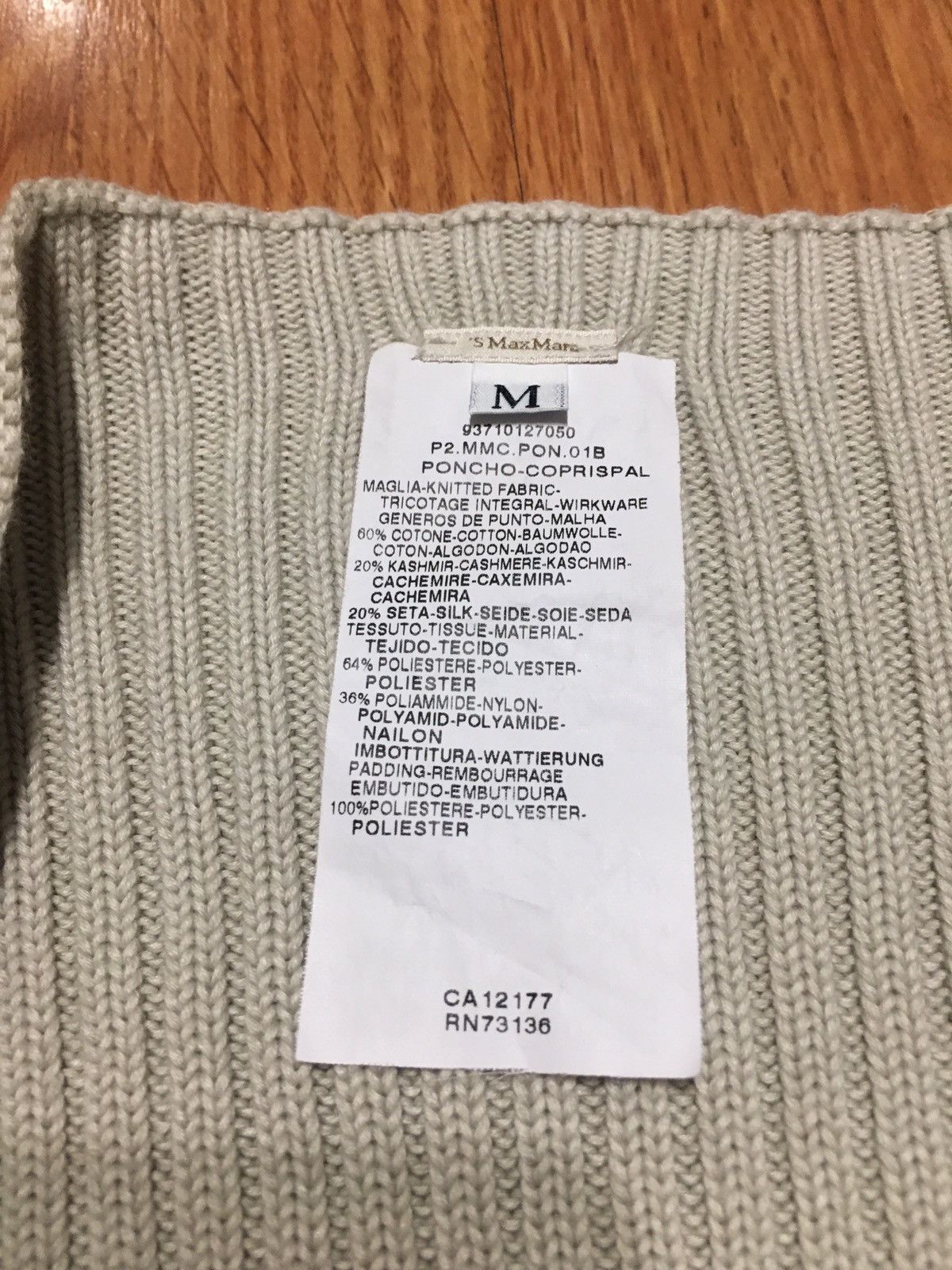 Max Mara S’Max Mara Beige Cotton Cashmere Mini Skirt Size M Size 27" / US 4 / IT 40 - 10 Thumbnail