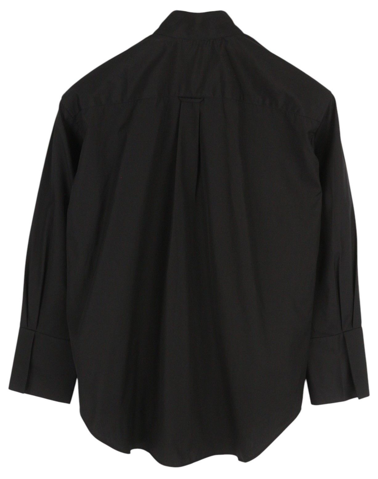 Gant TUX PLEATED EU32 Black Button-Up Band Neck Shirt 85002 Size XS / US 0-2 / IT 36-38 - 2 Thumbnail
