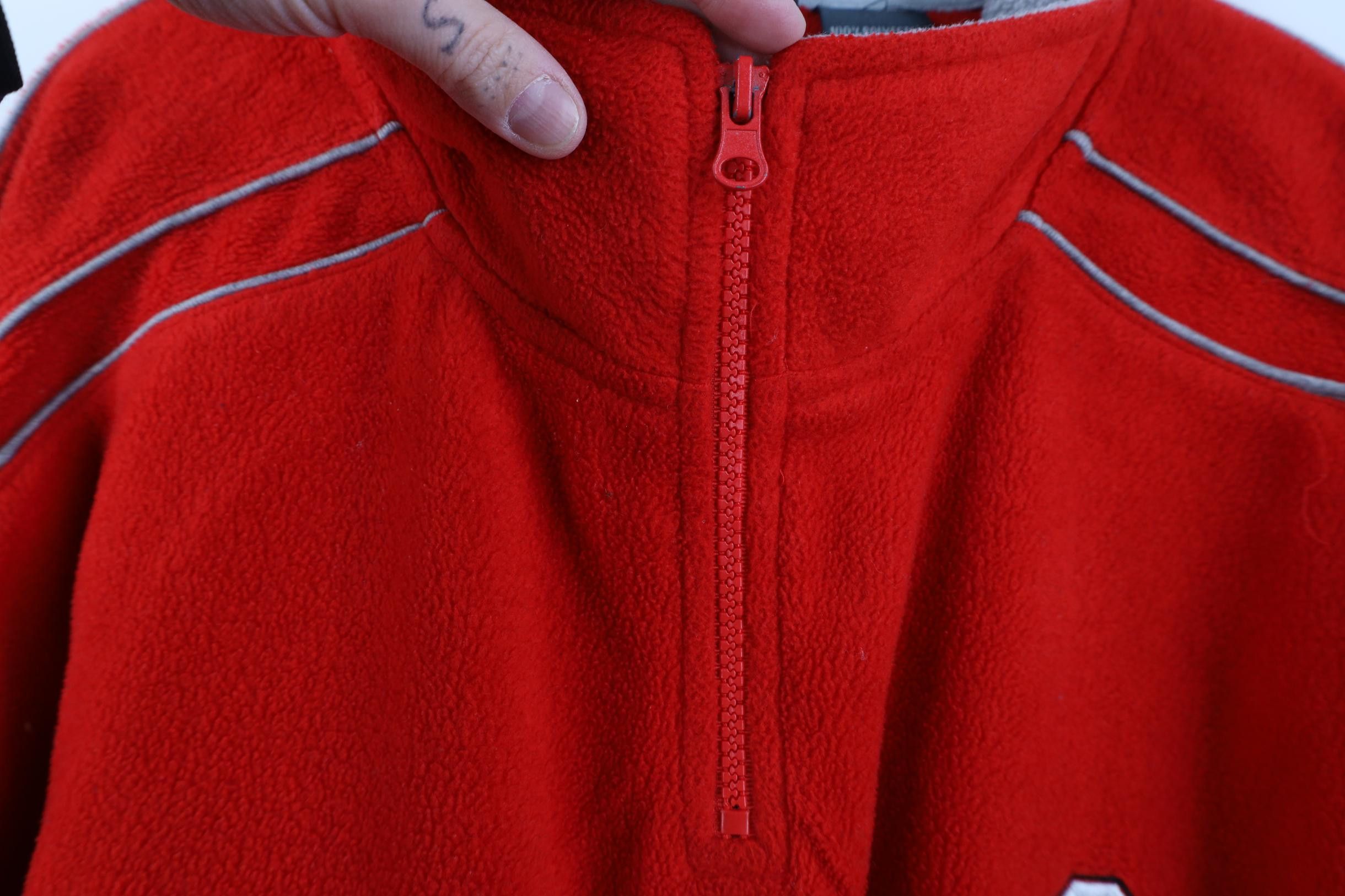 Vintage Vintage Ohio State University 1/4 Zip Fleece Sweater Size US XL / EU 56 / 4 - 8 Thumbnail