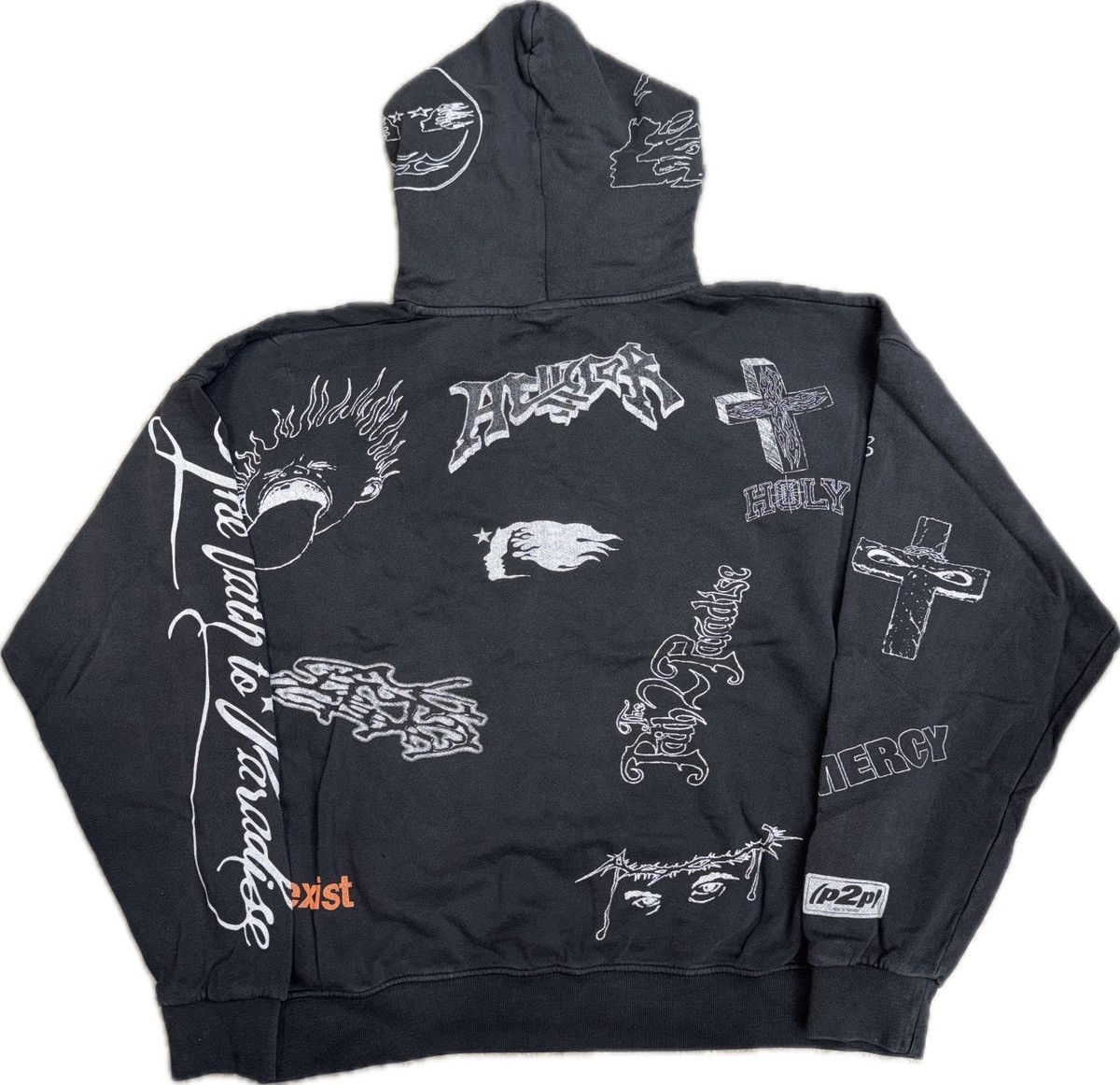 HELLSTAR Hellstar Graffiti Zip Up Hoodie Size US L / EU 52-54 / 3 - 3 Thumbnail
