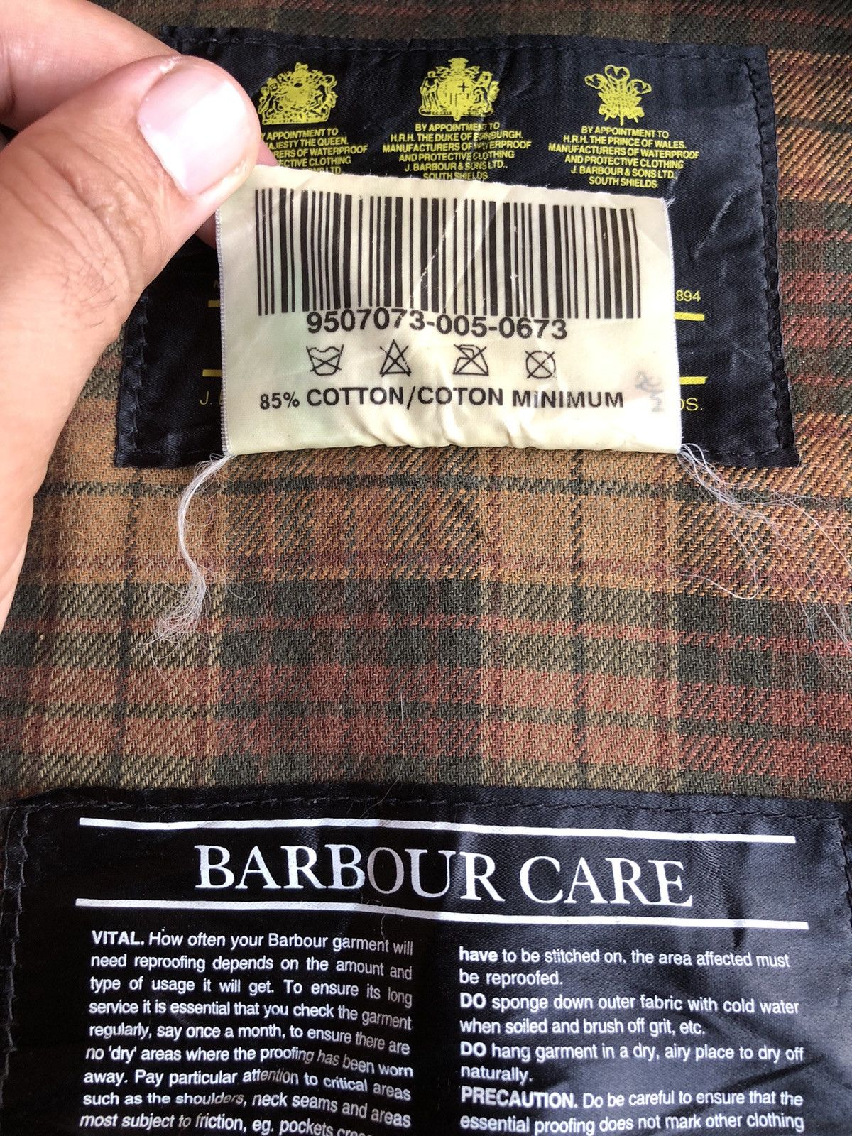 Barbour A190 Vintage Barbour Beaufort Coton Minimum Jacket Size US XL / EU 56 / 4 - 17 Thumbnail