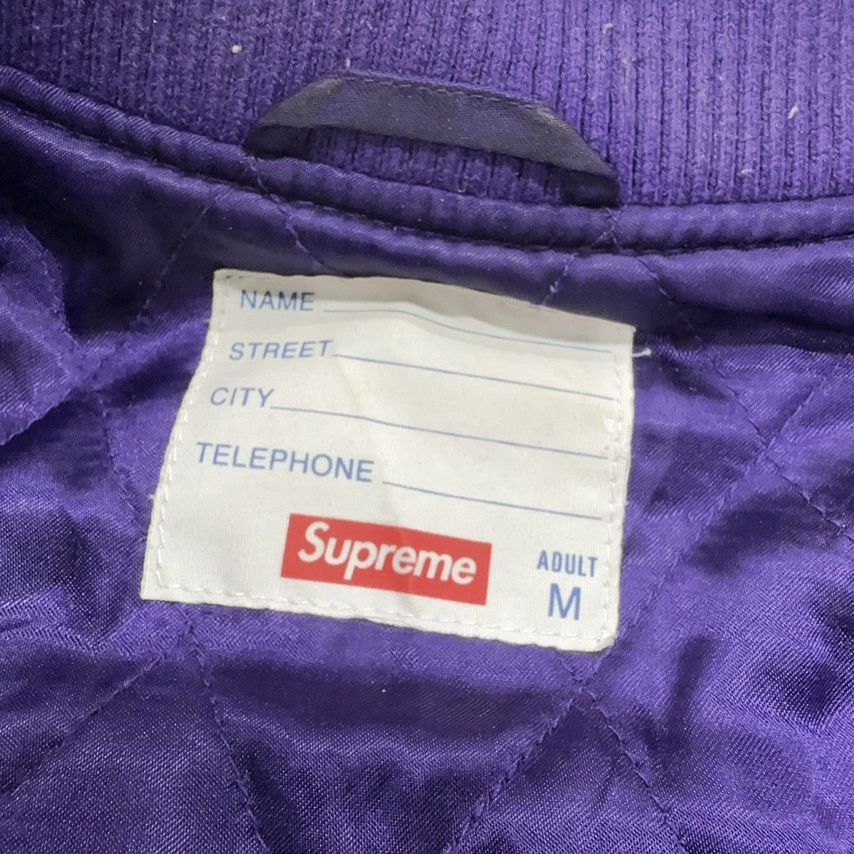 Supreme Supreme Motion Logo Varsity Jacket Size US M / EU 48-50 / 2 - 3 Thumbnail