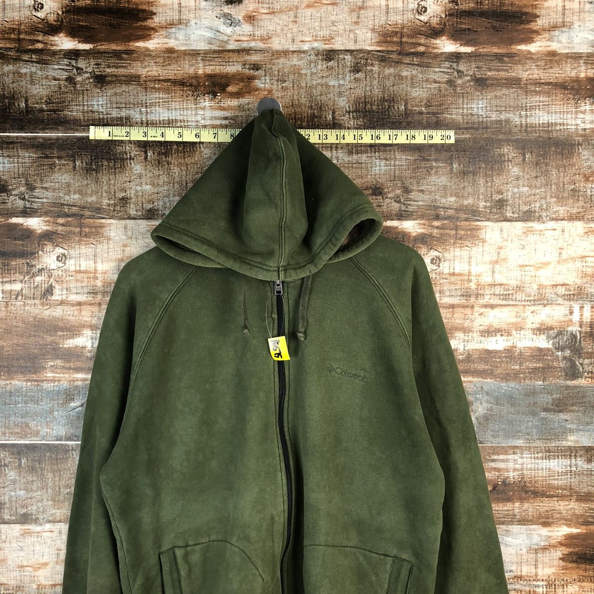 Columbia Columbia Green faded plain sweater Hoodie #A1575 Size US M / EU 48-50 / 2 - 2 Thumbnail