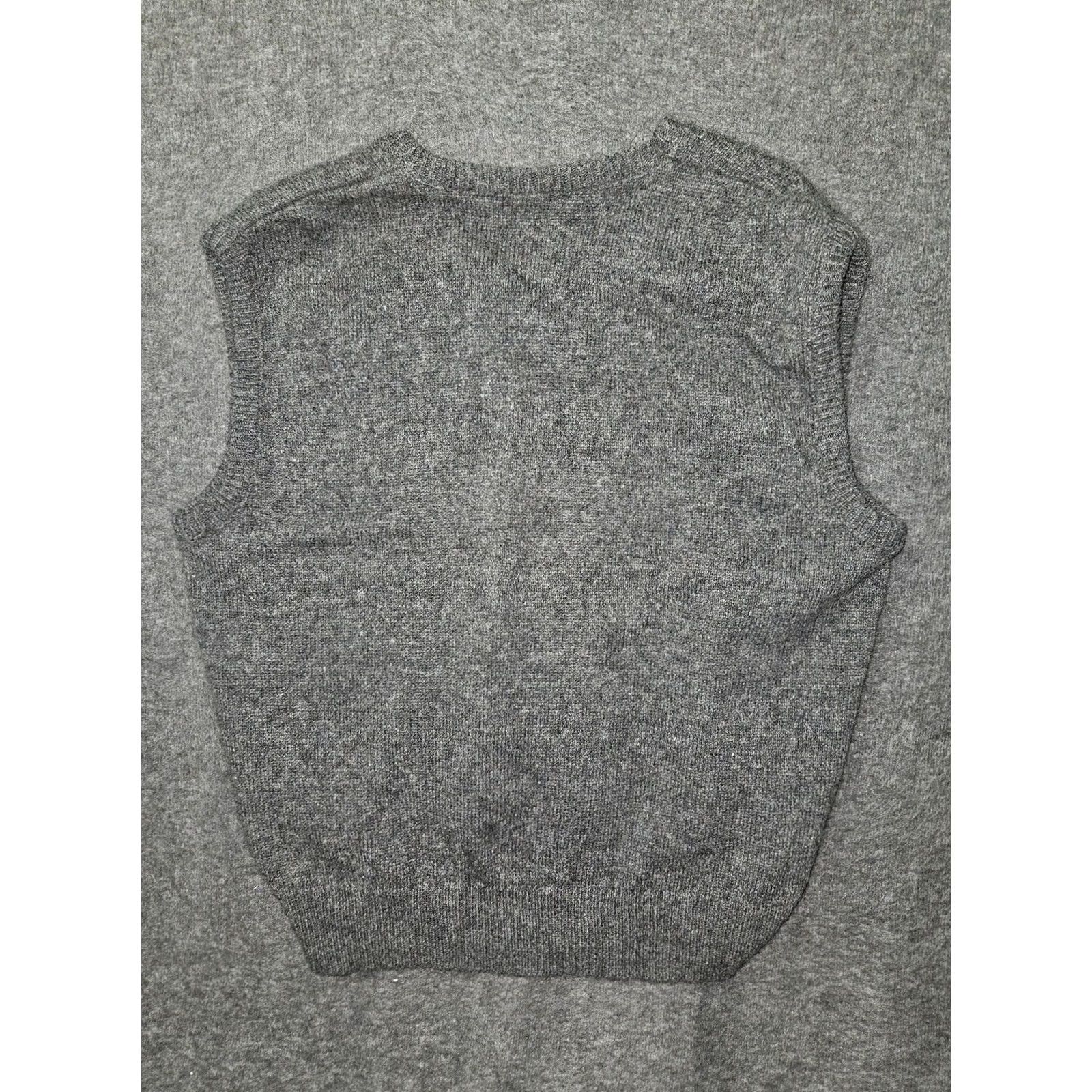 Vintage J.J. Cochran Sweater Vest Mens XL Gray Wool Blend Pullover V-Neck Made in USA Classic Size US XL / EU 56 / 4 - 6 Thumbnail