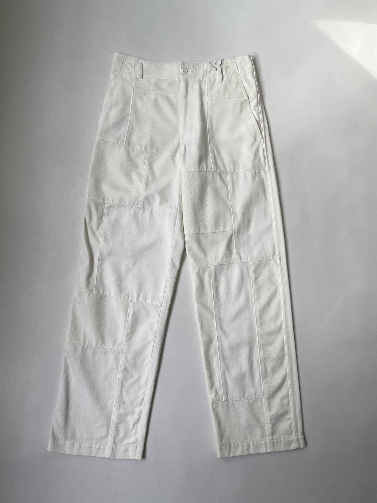 Comme des Garcons A/W 11 White Patchwork Trousers Size US 32 / EU 48 - 2 Thumbnail