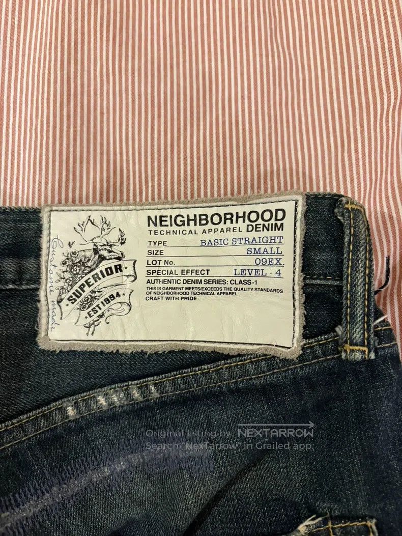 Neighborhood Neighborhood size S Denim jeans, Disney joint venture king Size US 27 - 7 Thumbnail