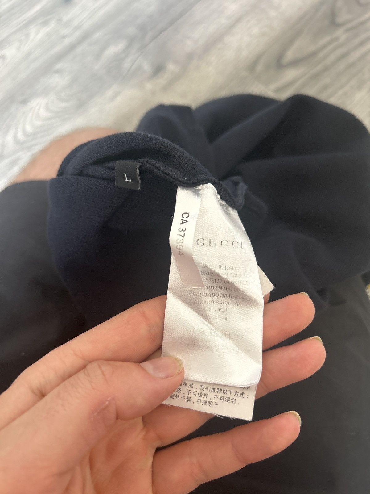 Gucci Knit Collar Polo Size US L / EU 52-54 / 3 - 8 Thumbnail