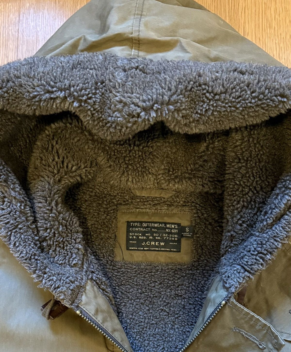 J.Crew J. Crew Waxed Canvas Sherpa Parka Size US S / EU 44-46 / 1 - 3 Thumbnail