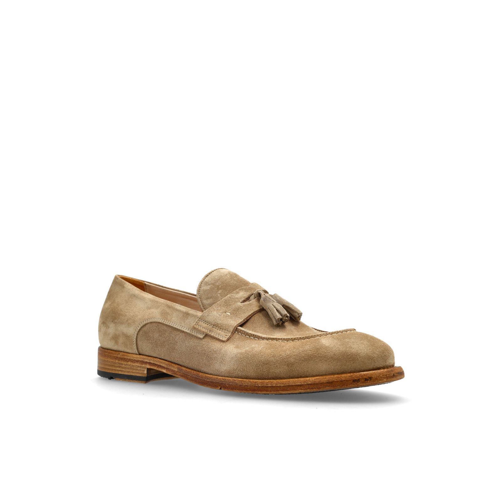 Eleventy ELEVENTY Beige Suede Loafers New & Authentic (Men's size:9;) Size US 9 / EU 42 - 2 Thumbnail