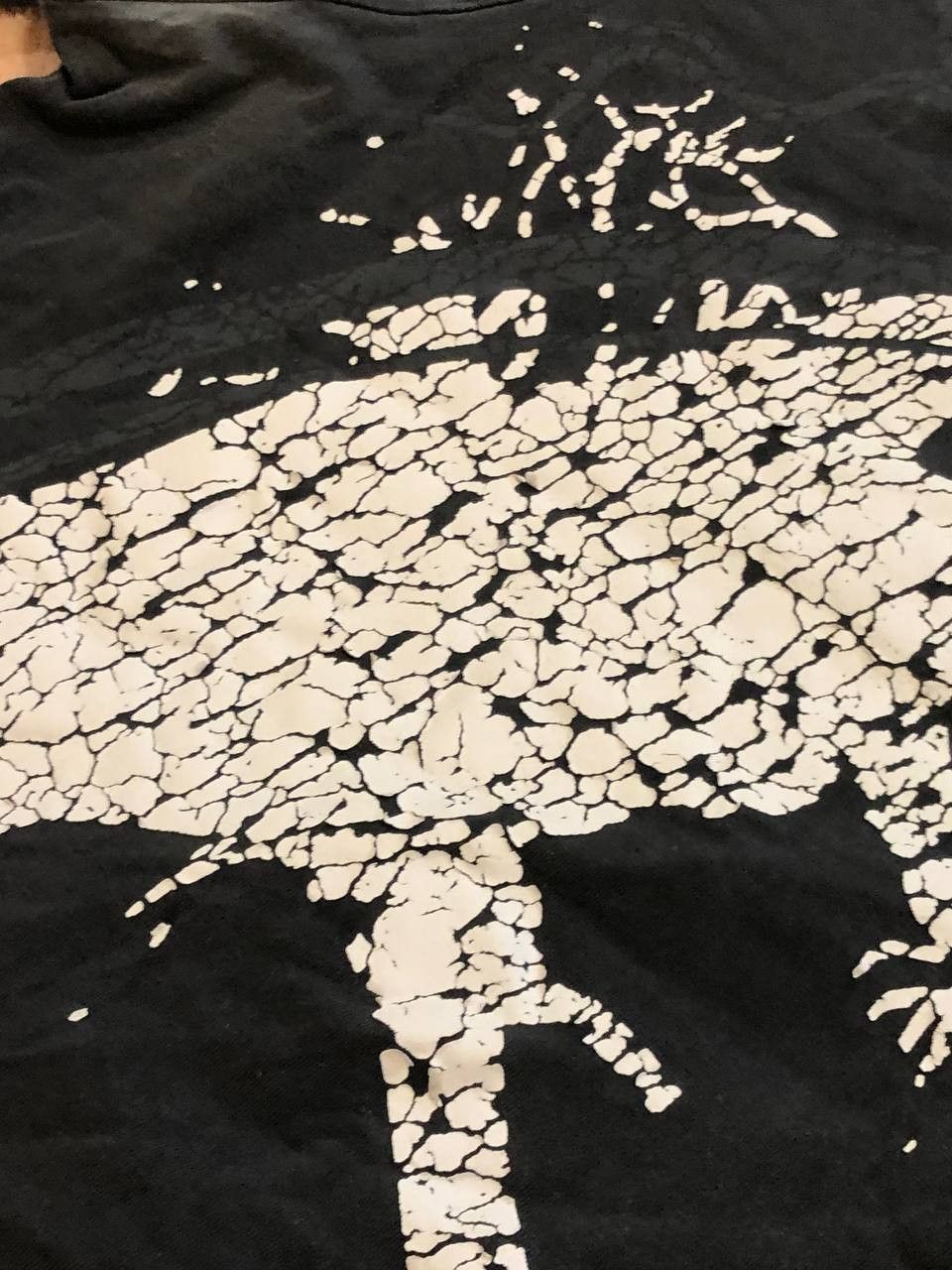 Just Cavalli Vintage black T-shirt big print Just Cavalli Crazy Y2K Size US XL / EU 56 / 4 - 11 Thumbnail