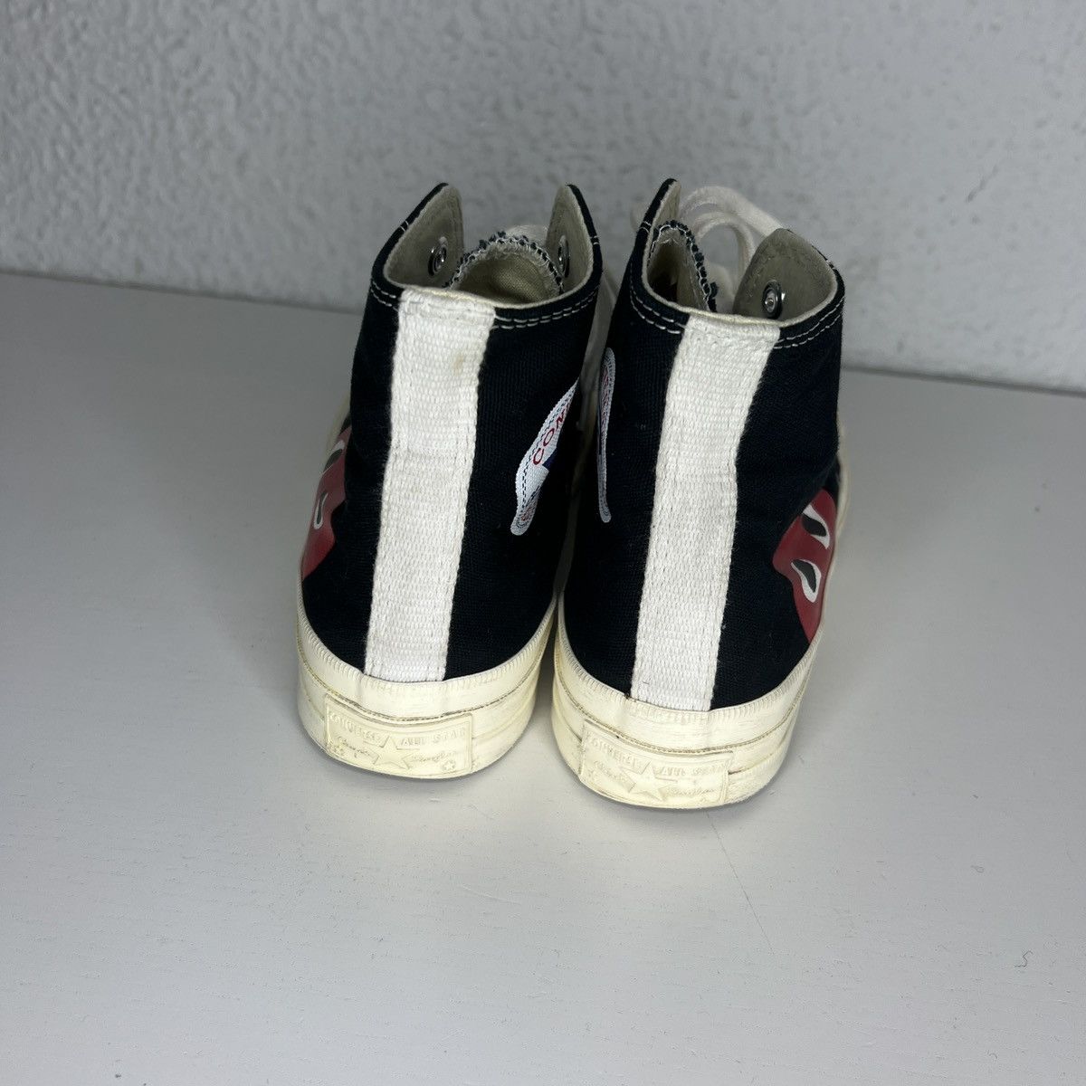 CDG by Comme des Garcons Play Comme des garçons women’s high sneakers 5 UK convers Size US 7.5 / IT 37.5 - 4 Thumbnail